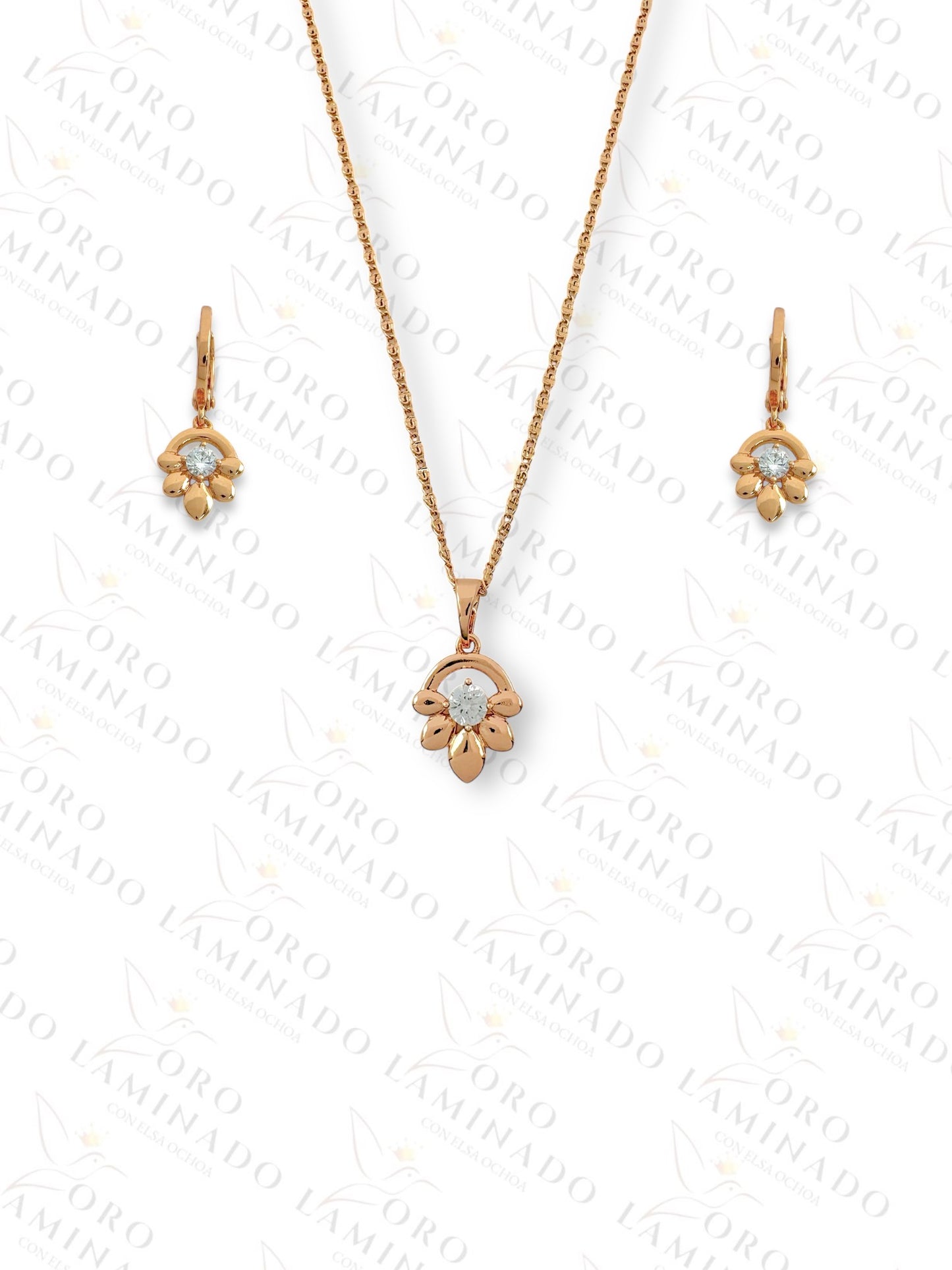 Gold Filled Flower set G302