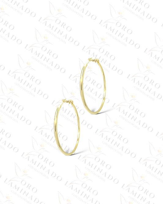 High Quality Classic Plain Hoop Earrings C225