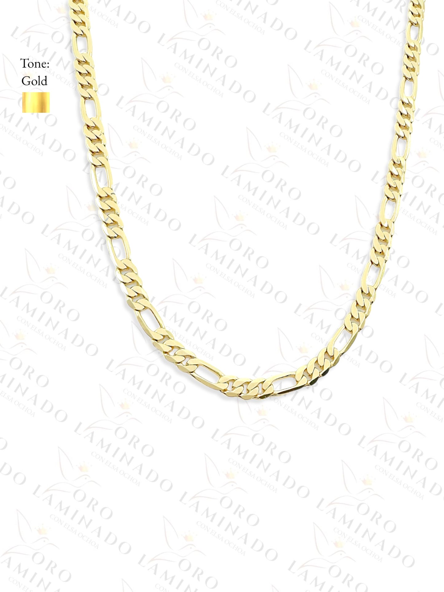 High Quality FIgaro Chains Pack of 6 Size 18" 4mm C296