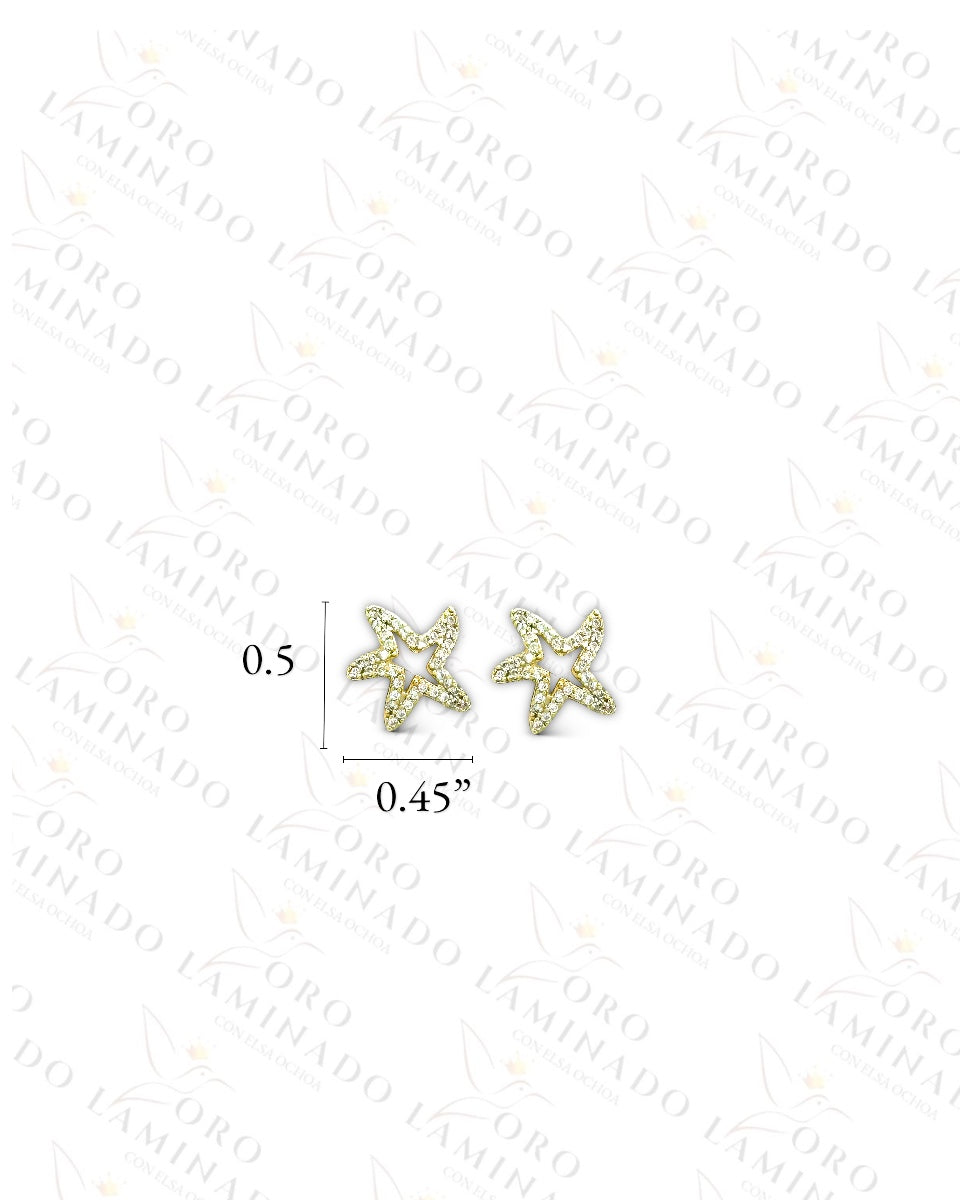 High Quality Sea Star Sparkling Earrings  G420