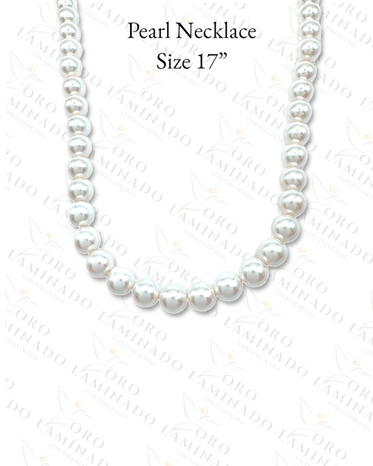 High Quality White Pearl Necklace B247