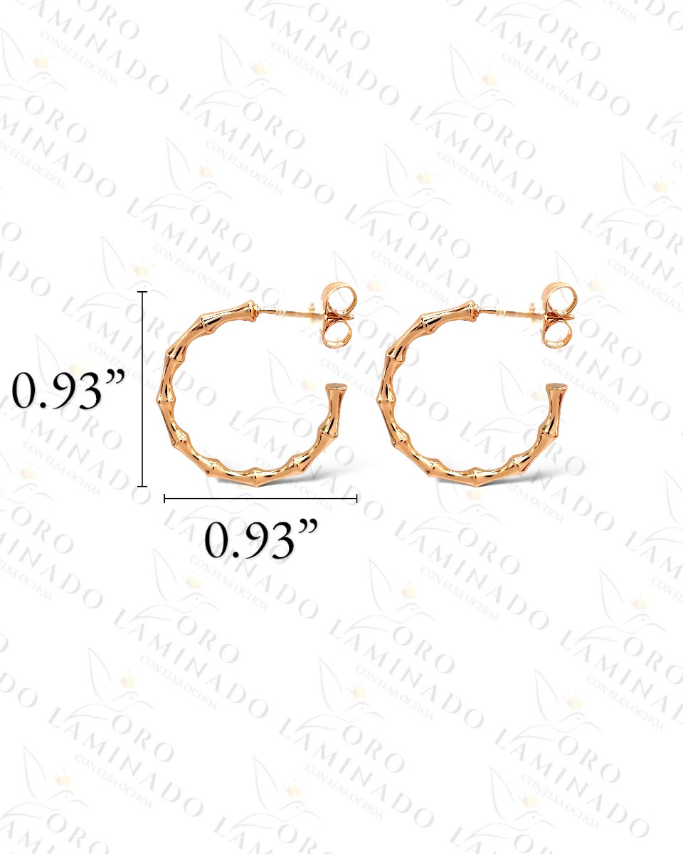 High Quality Rose Gold Hoop Earrings  B68