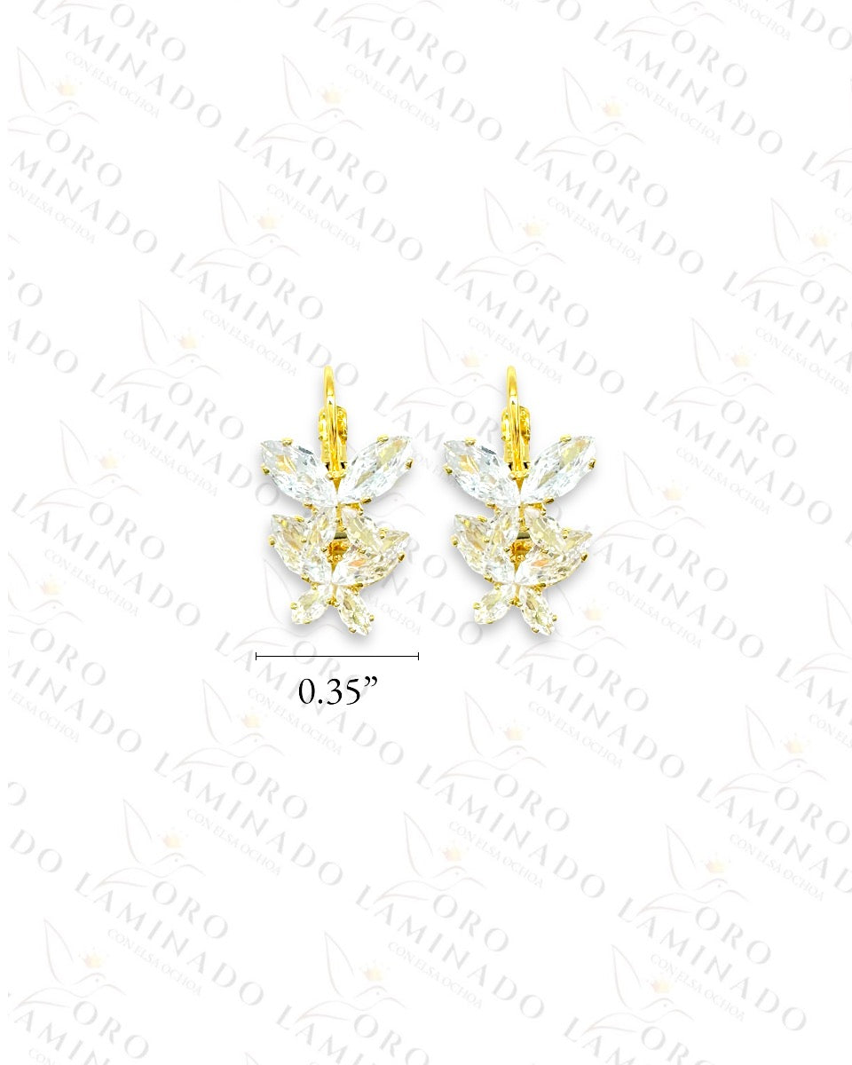 High Quality Crystal Butterflies Earrings R371