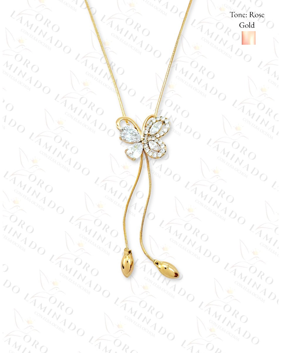 High Quality Butterfly Bowtie Necklace  R317