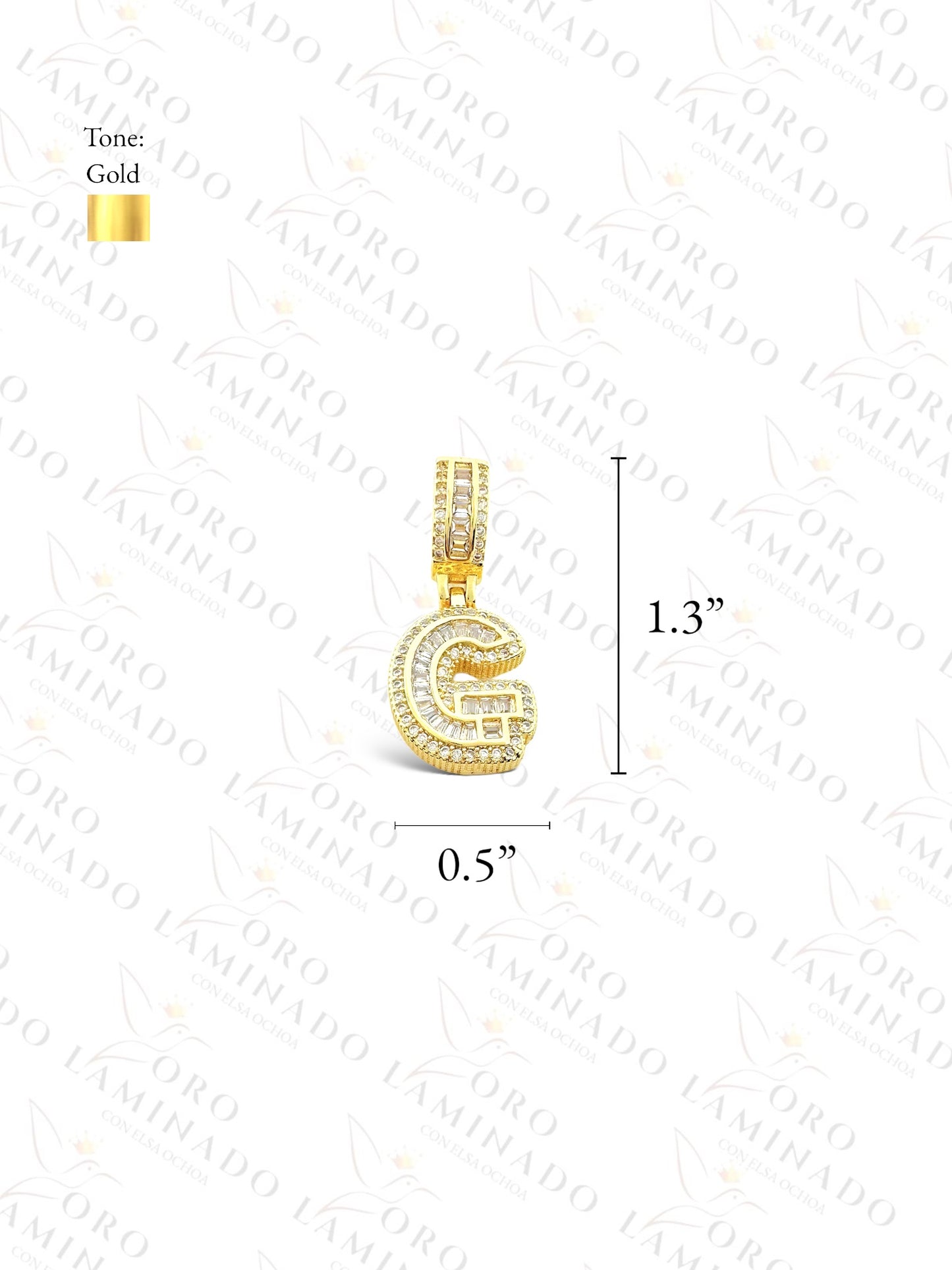 Letter "G" Pendant G252