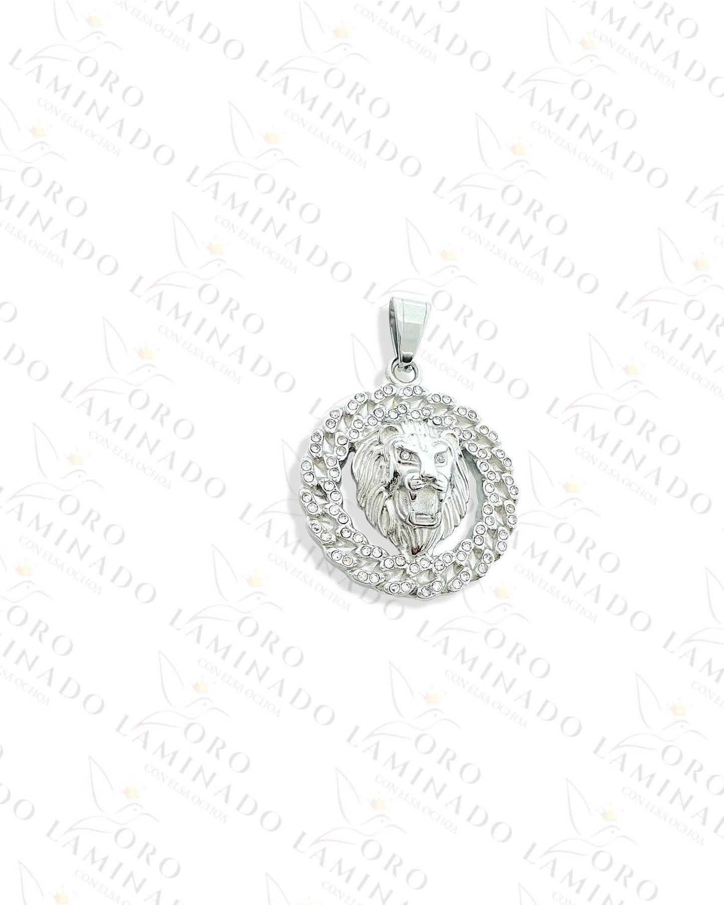 Silver Lion Pendant Y346