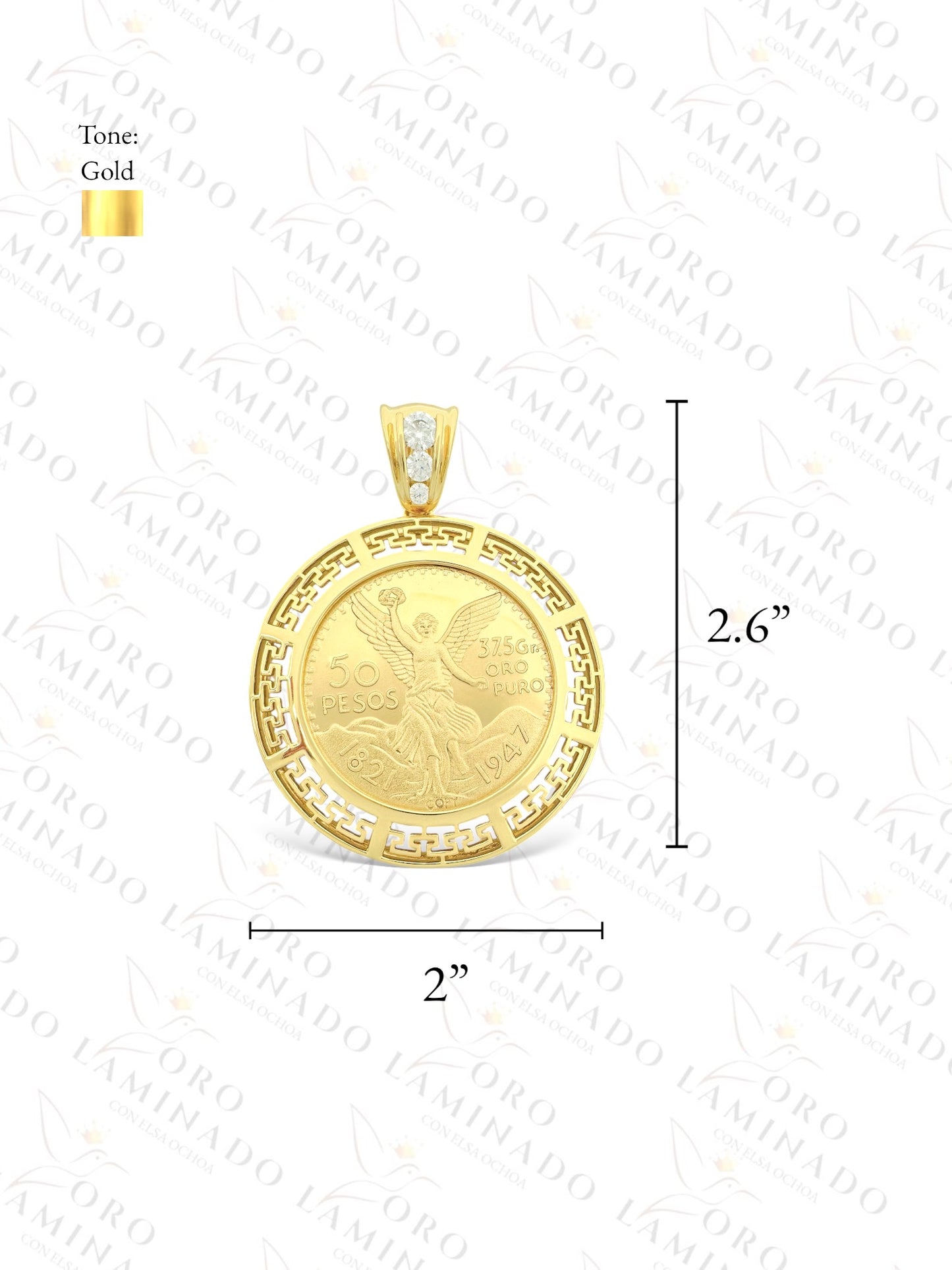 50 Pesos Centenary Pendant Y437