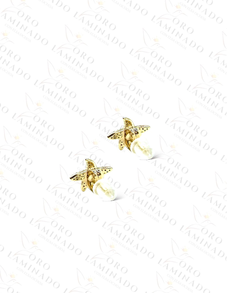 High Quality Sea Star Sparkling Earrings  G420