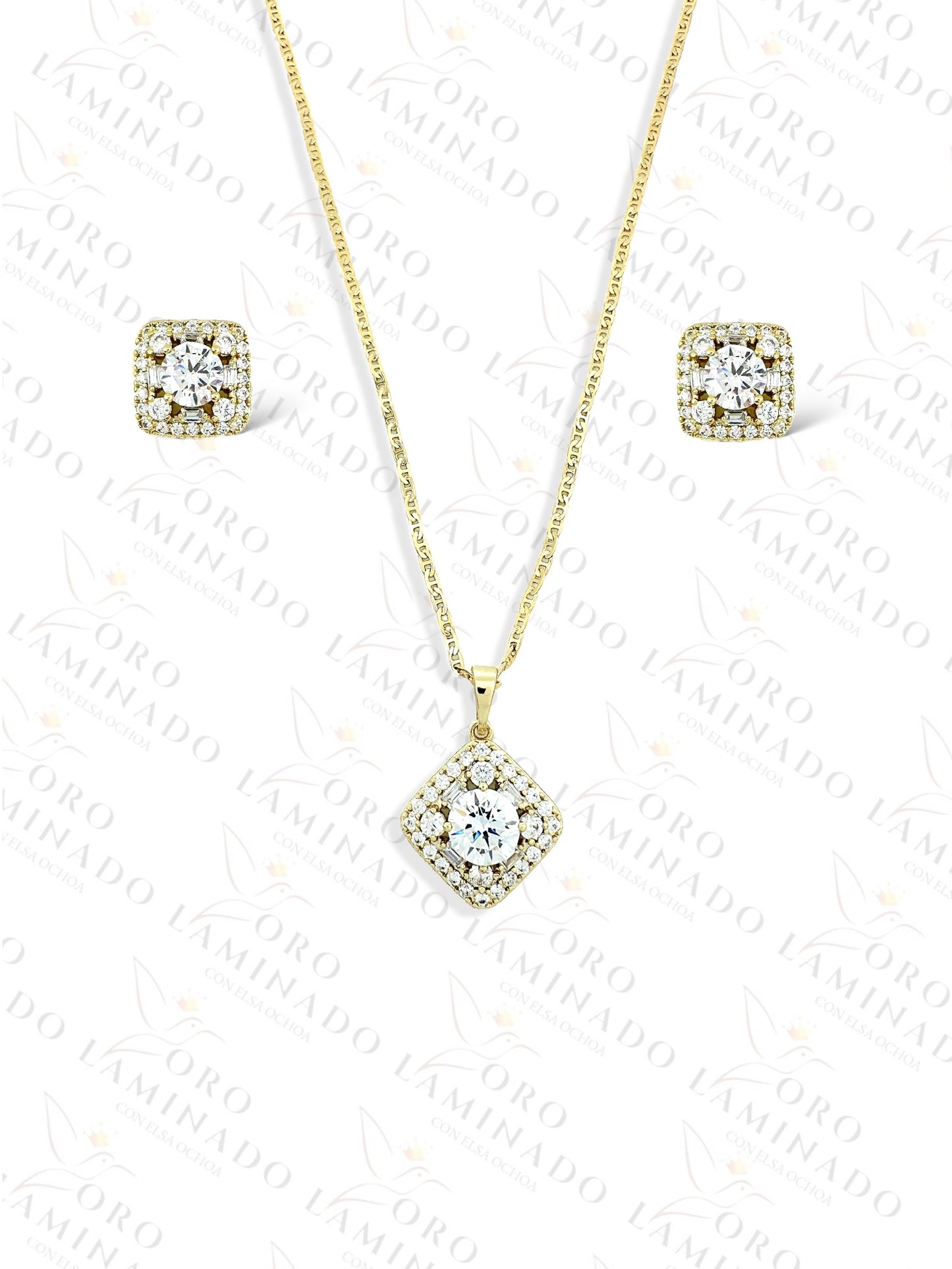 High Quality Square Diamond Set B375