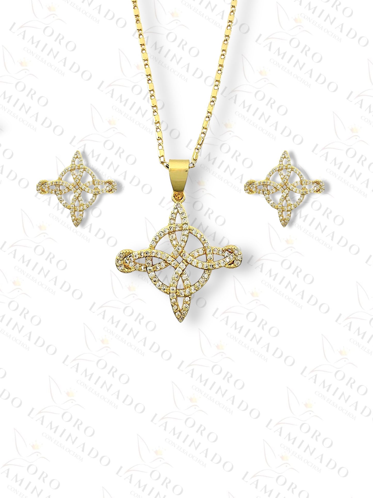 Gold Filled Witch Knot Set Y153