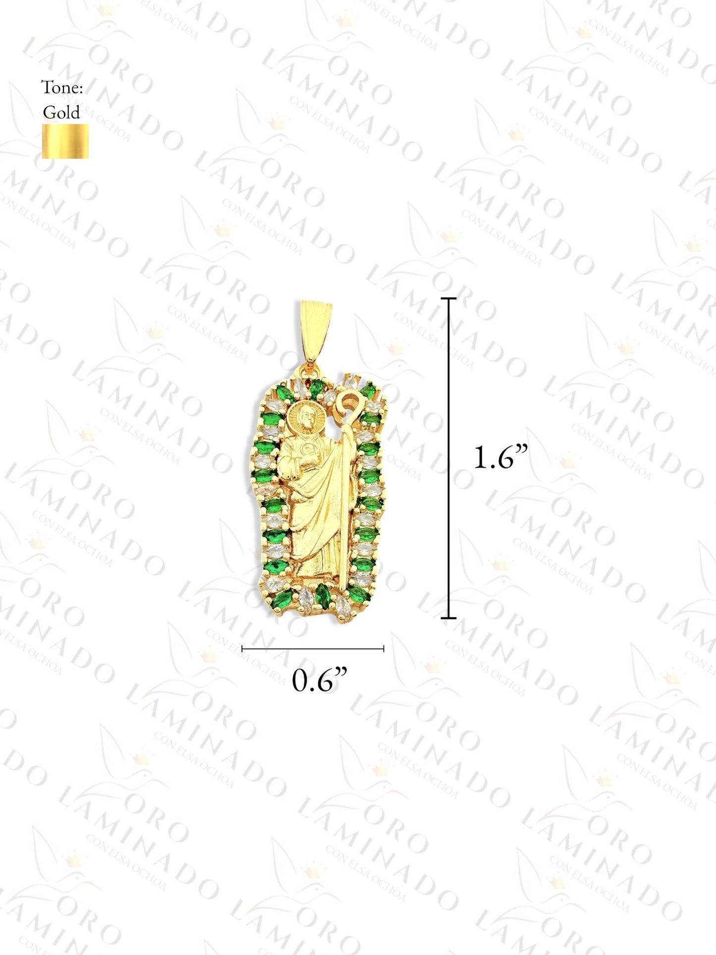 Green Saint Judas Pendant B22