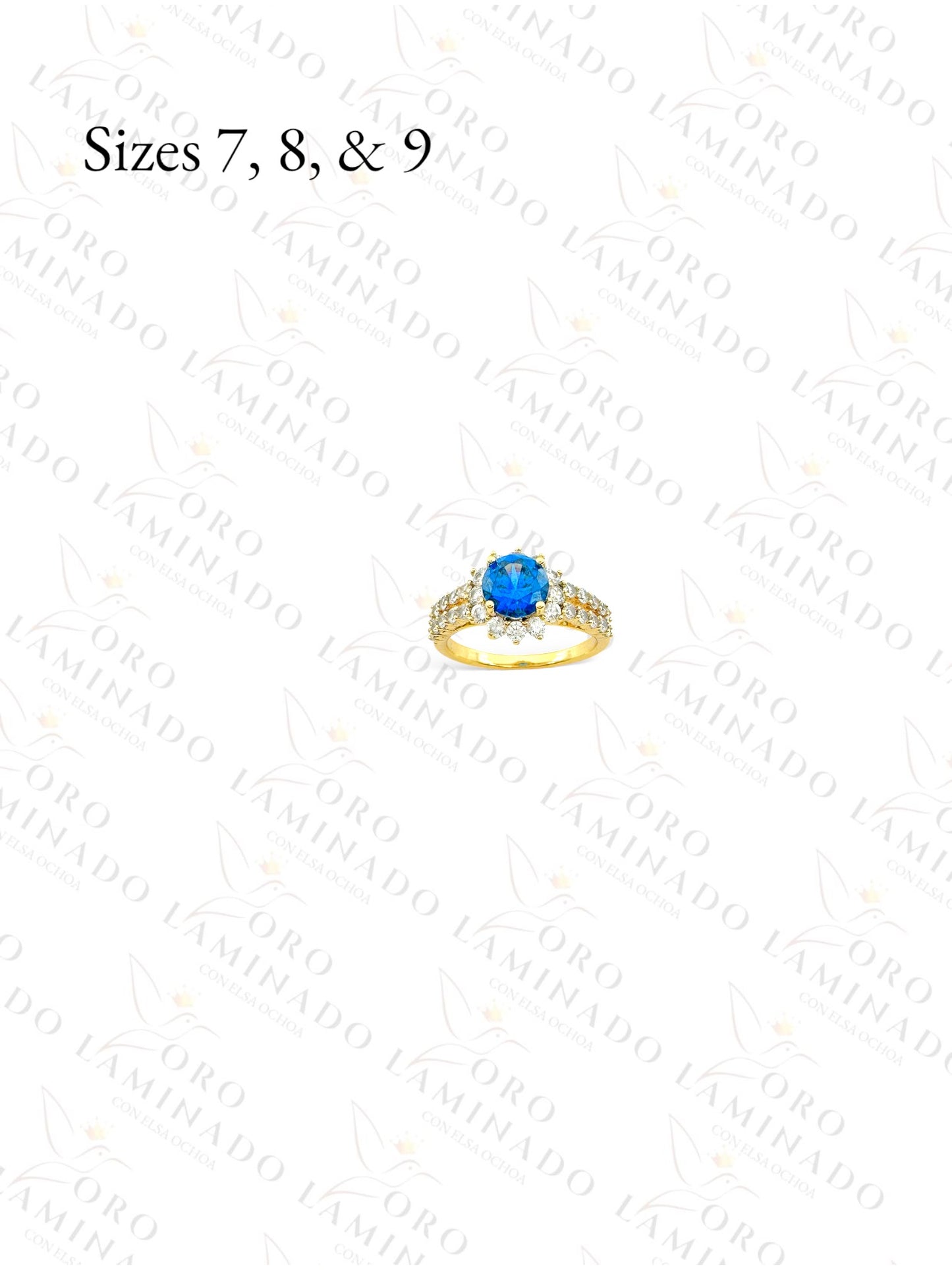 Gold Filled Blue Diamond Ring C36