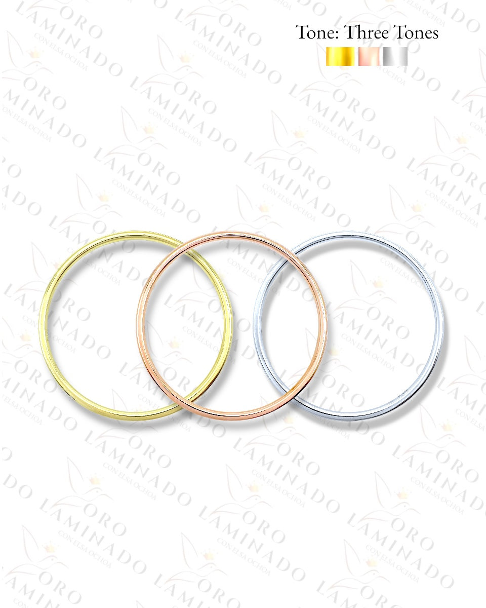 High Quality Pack of 3 Three Golds Bangle Bracelets R355