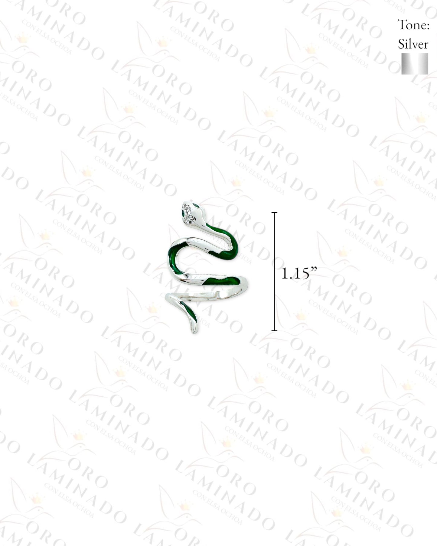 Adjustable Silver Snake Ring (Gold Filled) C357