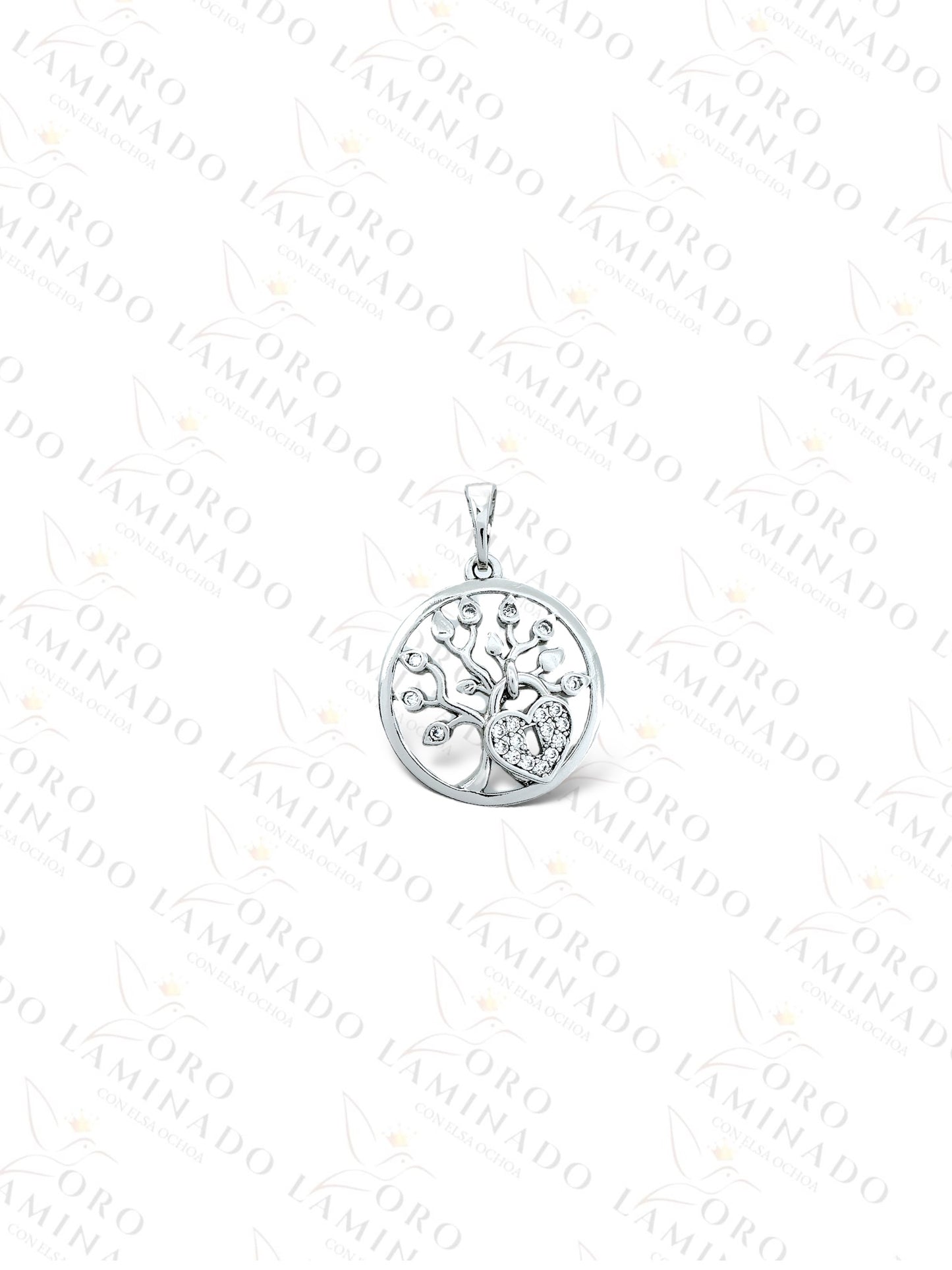 High Quality Silver Tree of Secrets Pendant G400