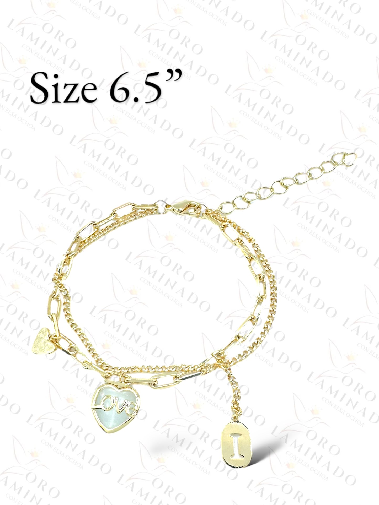 High Quality Double Chain Love Bracelet B407