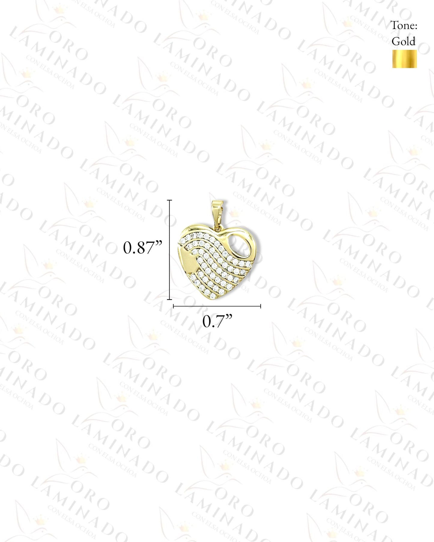 High Quality Gold Heart Set  B357