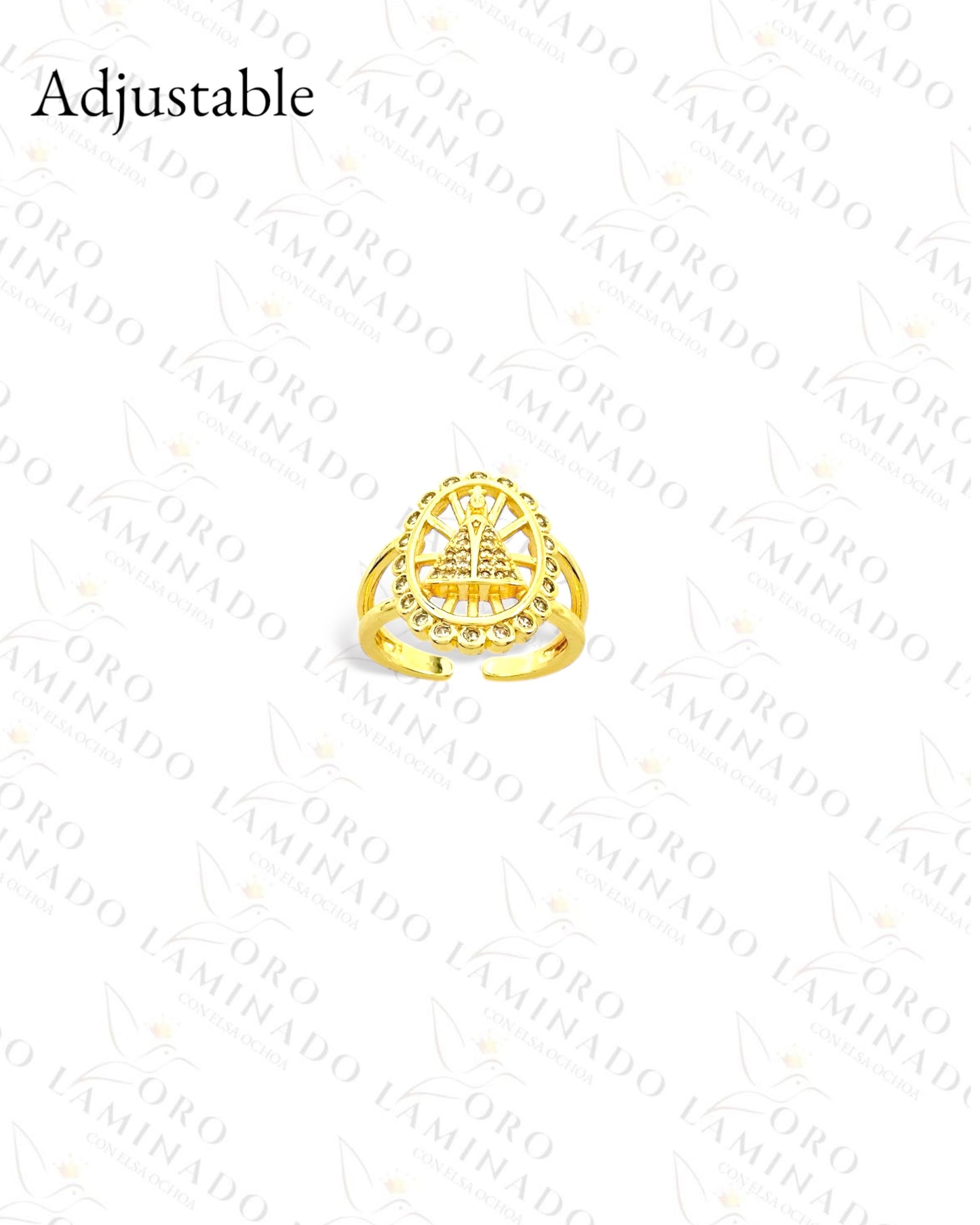 Adjustable Virgin of Juquila Ring (Gold Filled) G146
