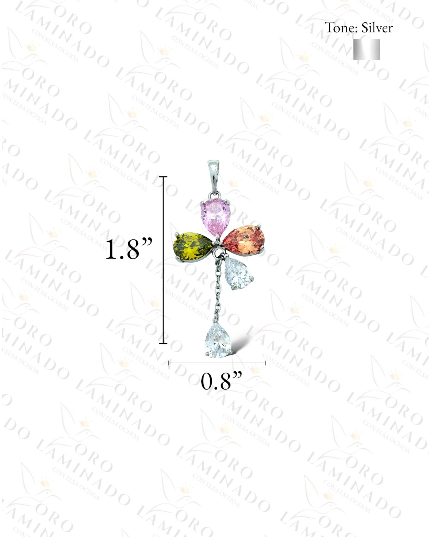 High Quality Crystal Flower Pendant B130