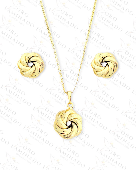 High Quality Chunky Knot Set (Gold Filled) Y174