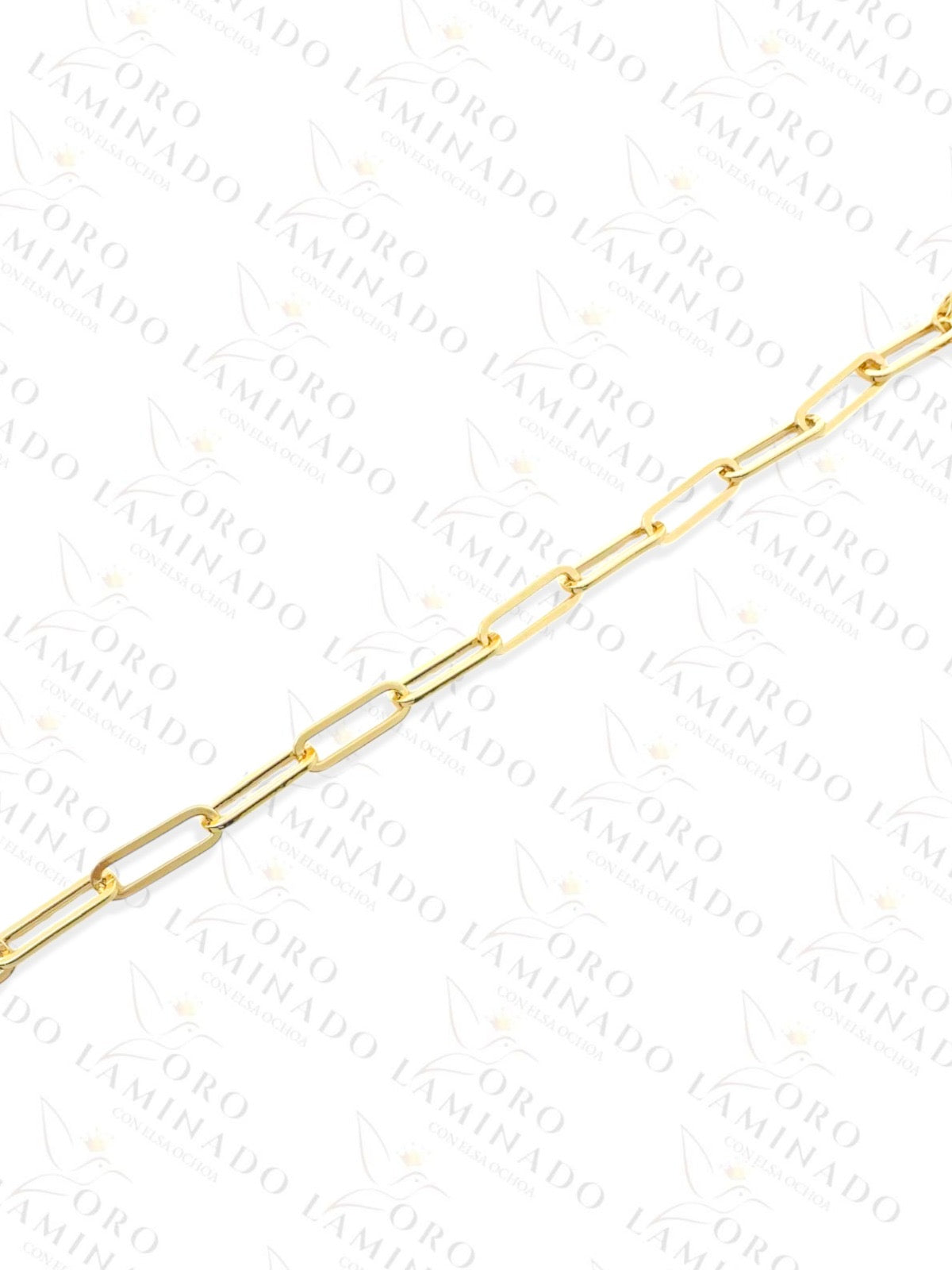 Gold Filled Paperclip Anklet  B274