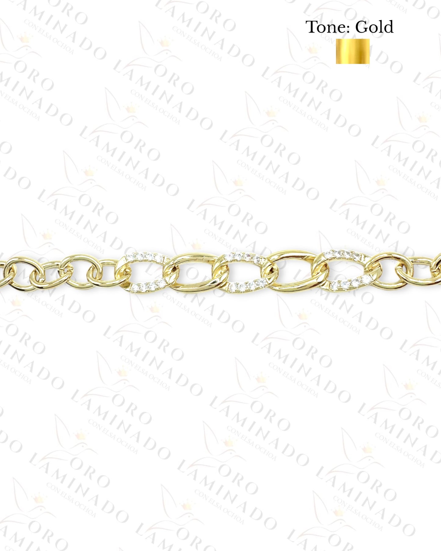 High Quality Gold Cuban Design Bracelet  Y274