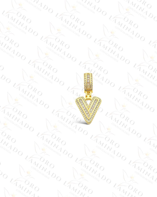 Letter "V" Pendant G265