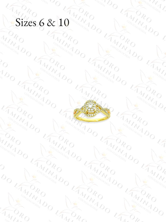 High Quality Knot Design Diamond Ring Y187