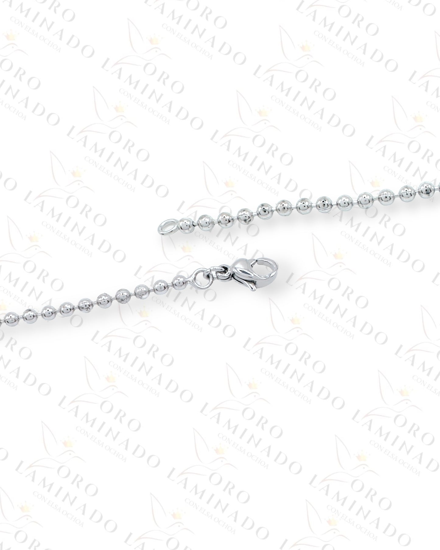 Silver Ball Bead Chains Pack of 6 Size 18” 1mm B159