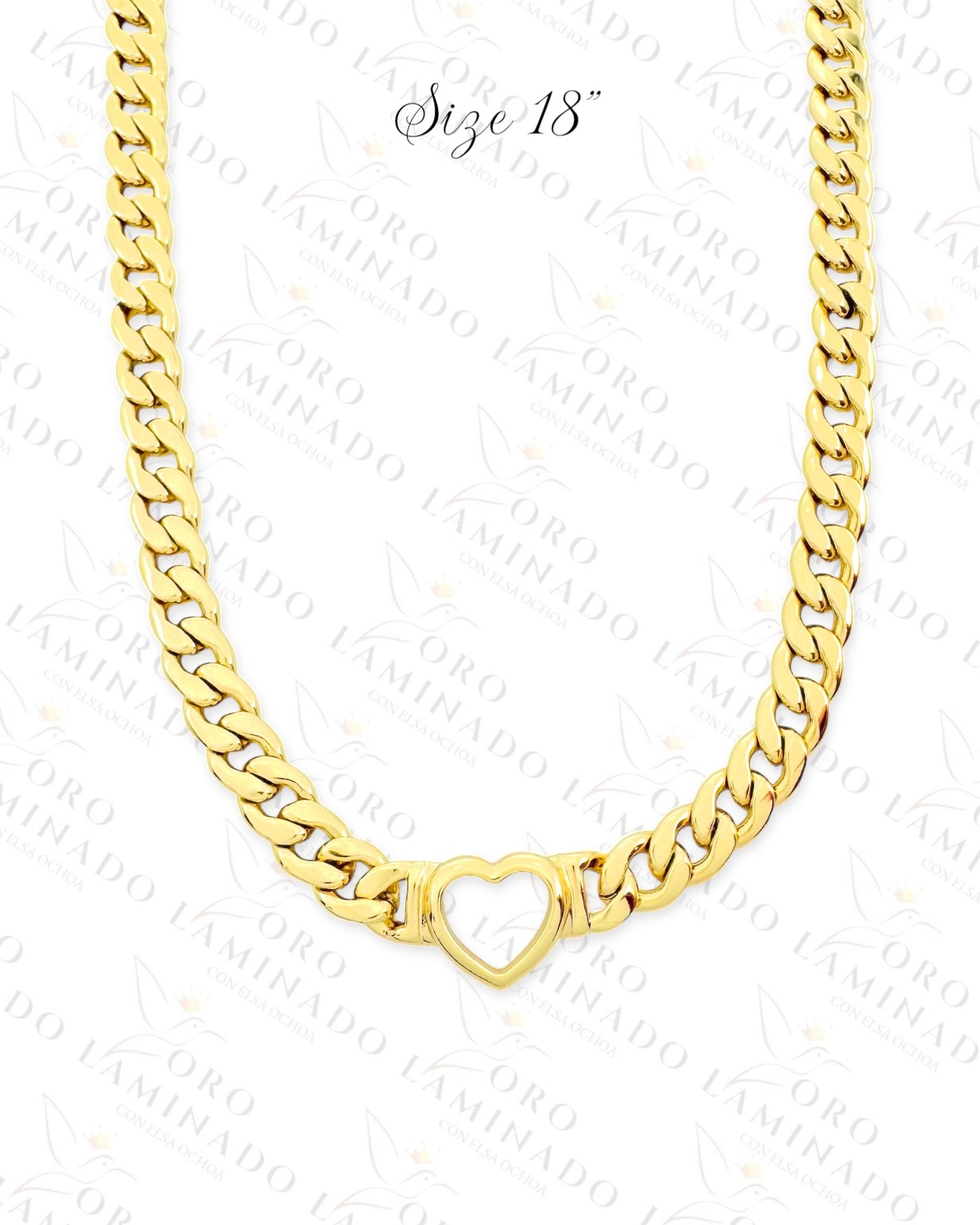 High Quality Heart Chain Set (Gold Filled) G409