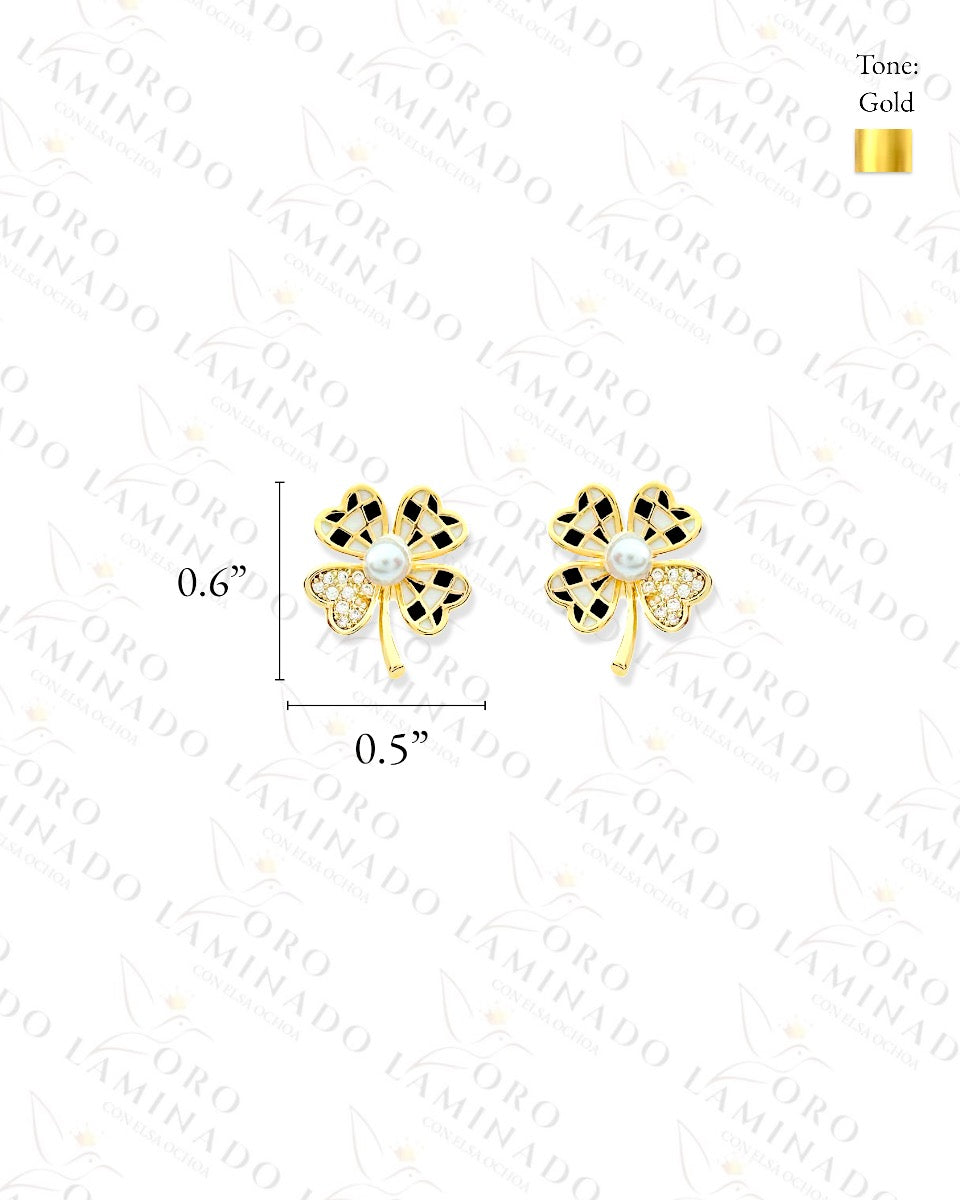 High Quality Four Leaf Clover Earrings B441