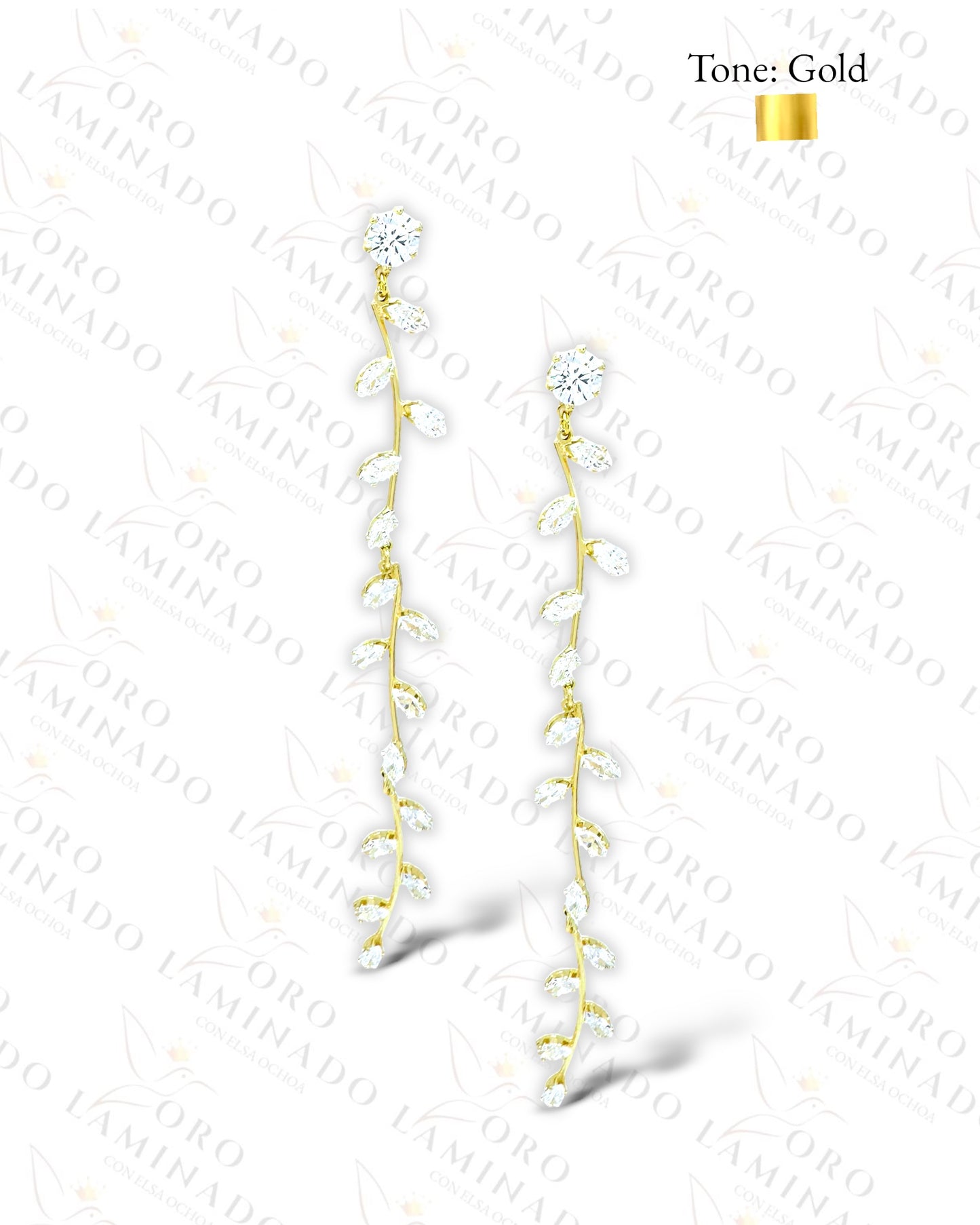 High Quality Gleaming Leaf Earrings C137