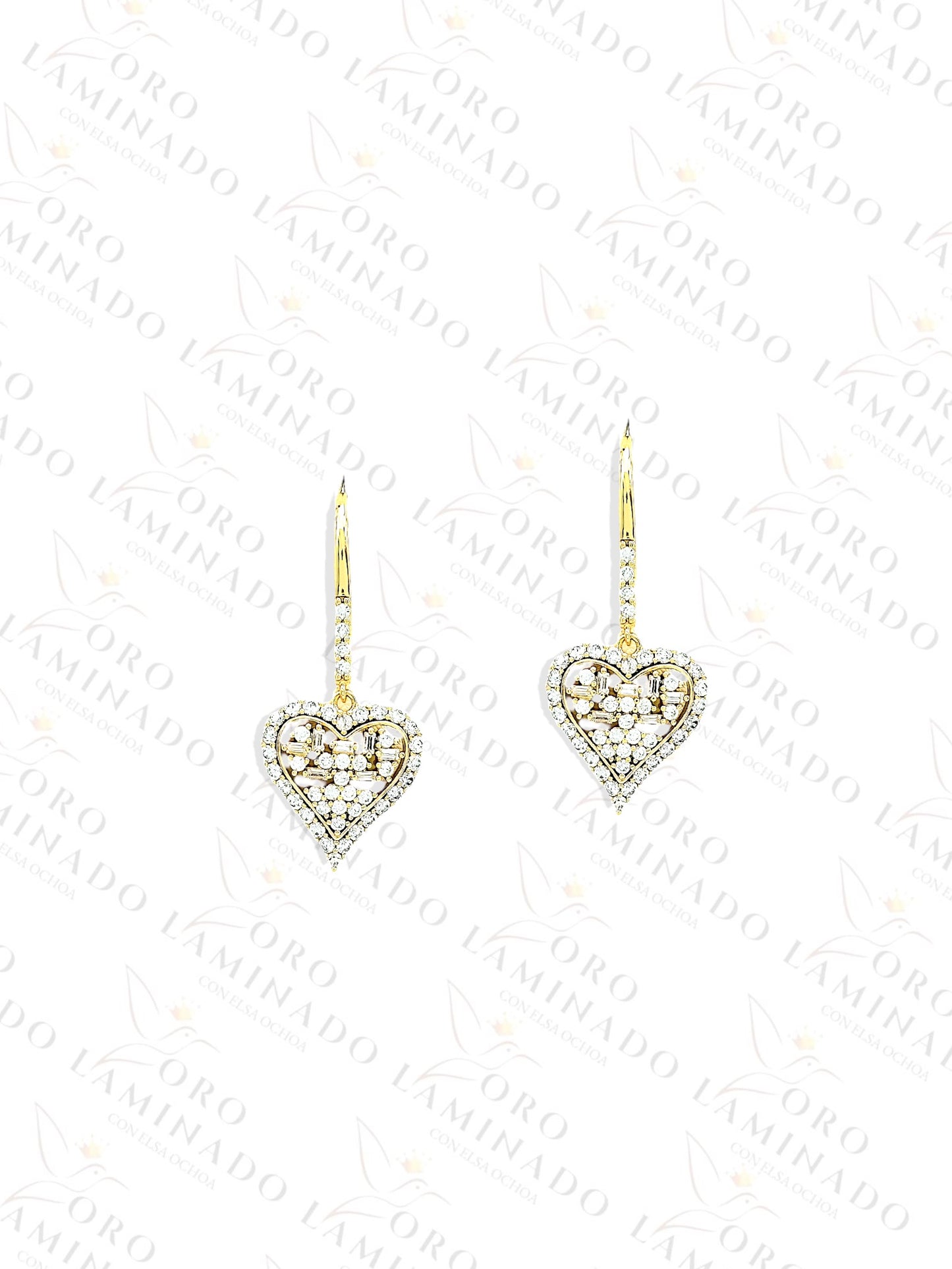 High Quality Heart Earrings B432