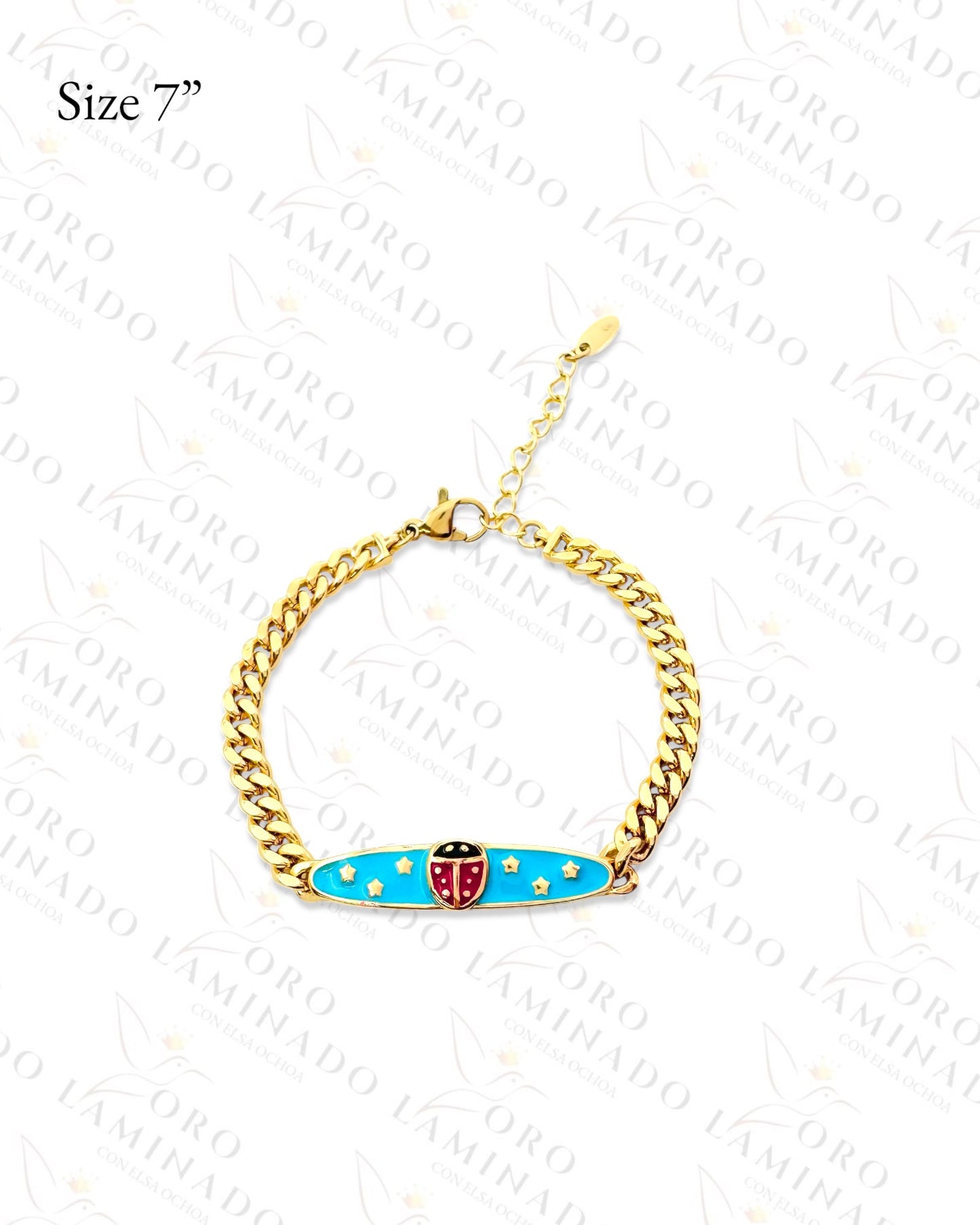 High Quality Kid’s LadyBug Bracelet (Gold Filled) R39