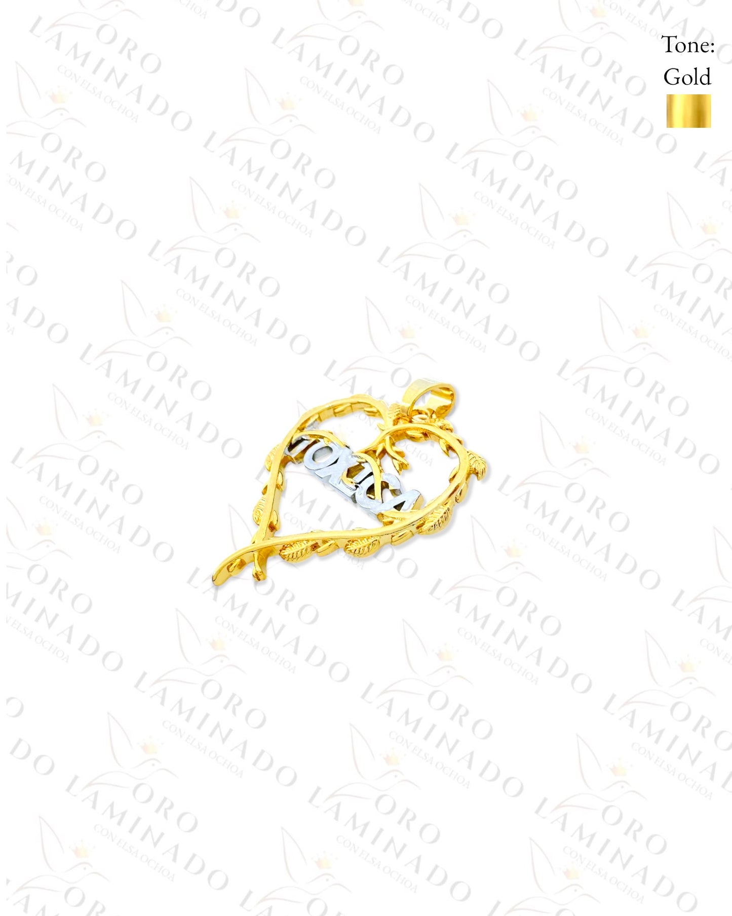 “Tóxica” Heart Pendant (Gold Filled) G379