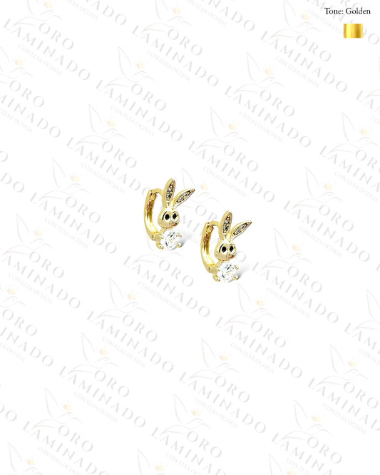 High Quality Sparkling Bunny Earrings  B423