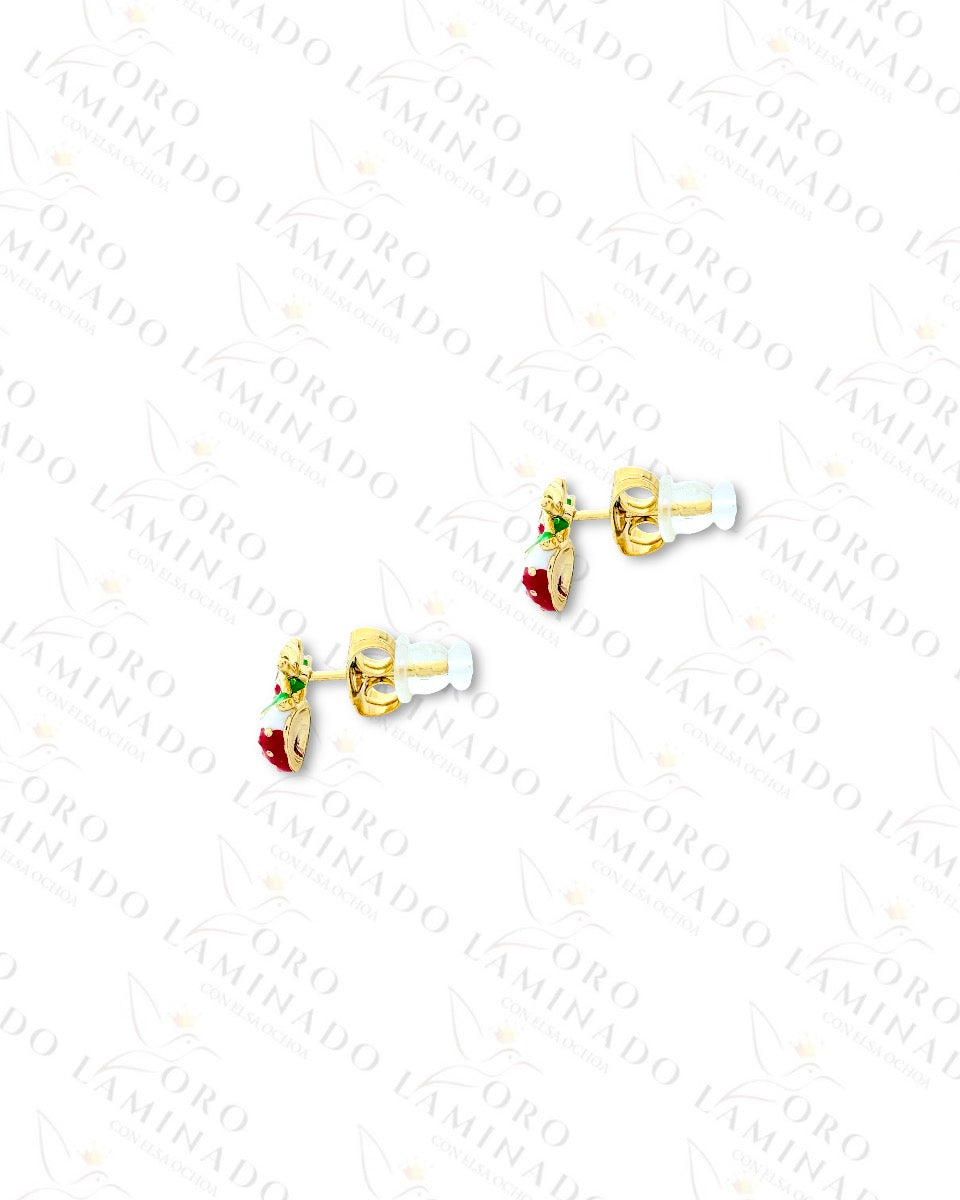 High Quality Strawberry Earrings (Gold Filled) C206