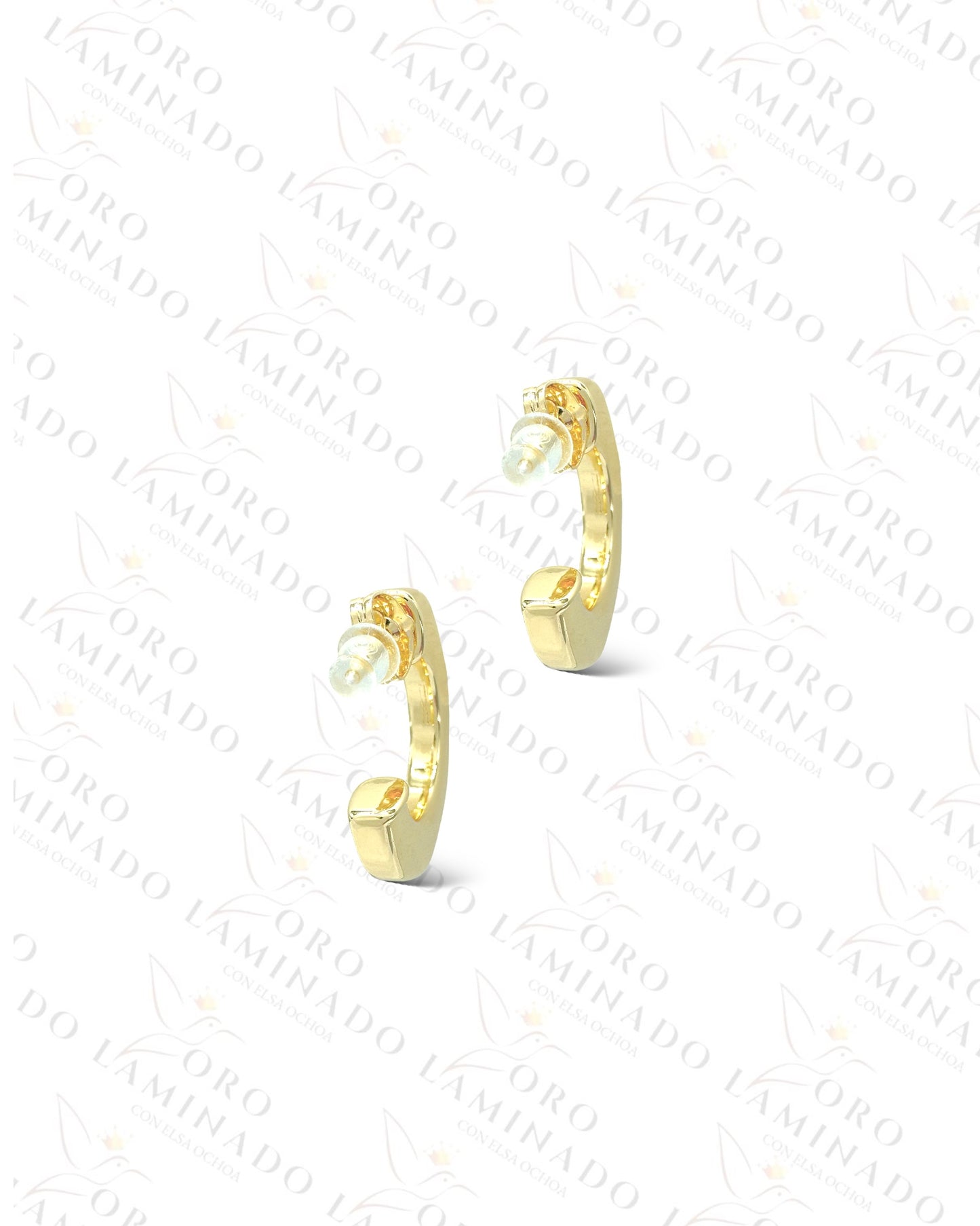 High Quality Golden C-Shape Earrings  B467