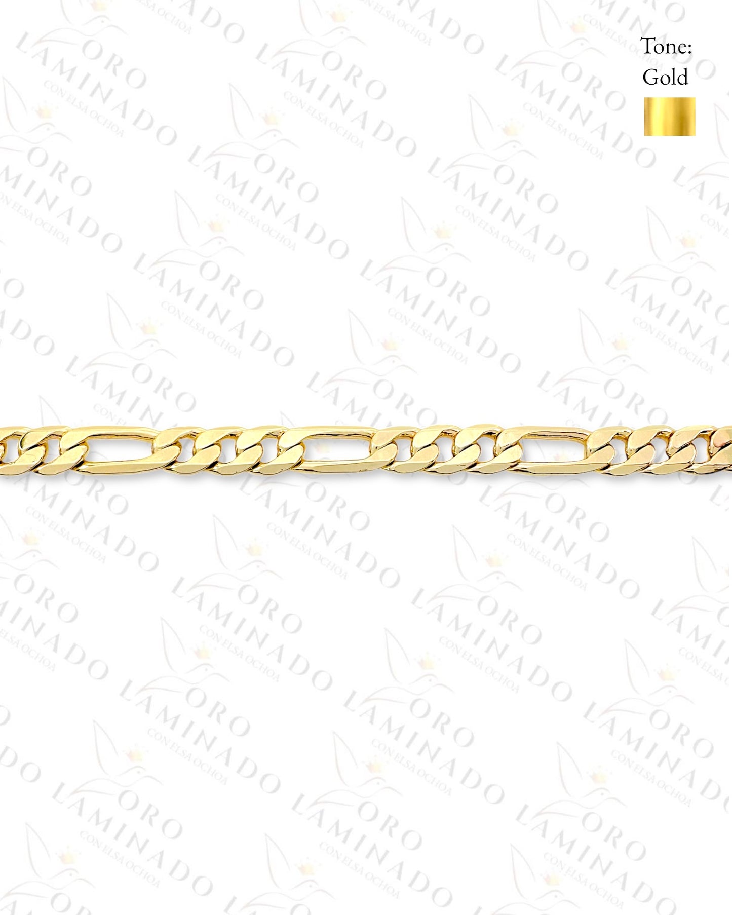 High Quality Figaro Bracelet (Gold Filled) Y469