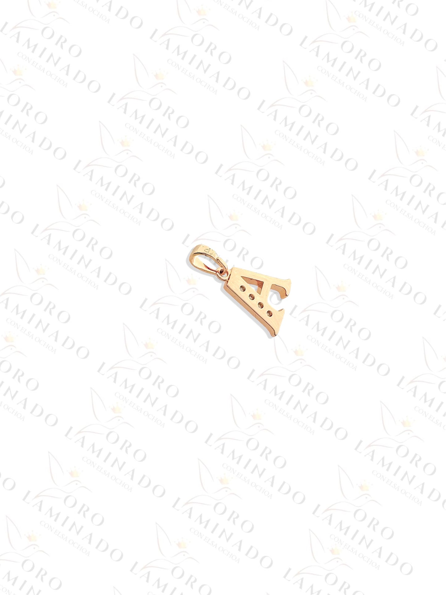 High Quality Letter "A" Rose Gold Pendant Y40