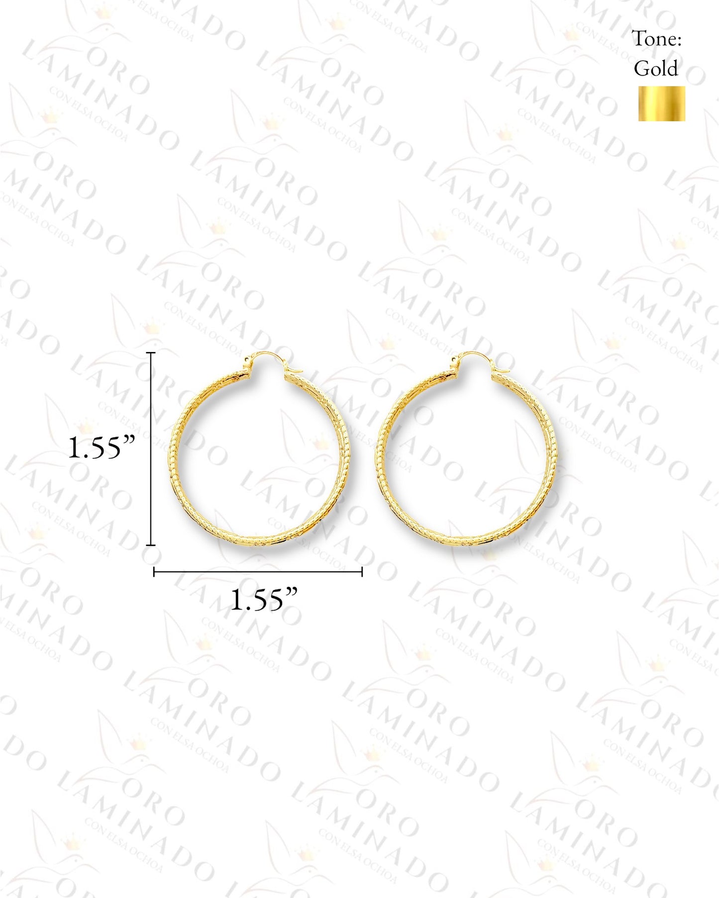 High Quality Gold Hoop Earrings (Gold Filled) B211