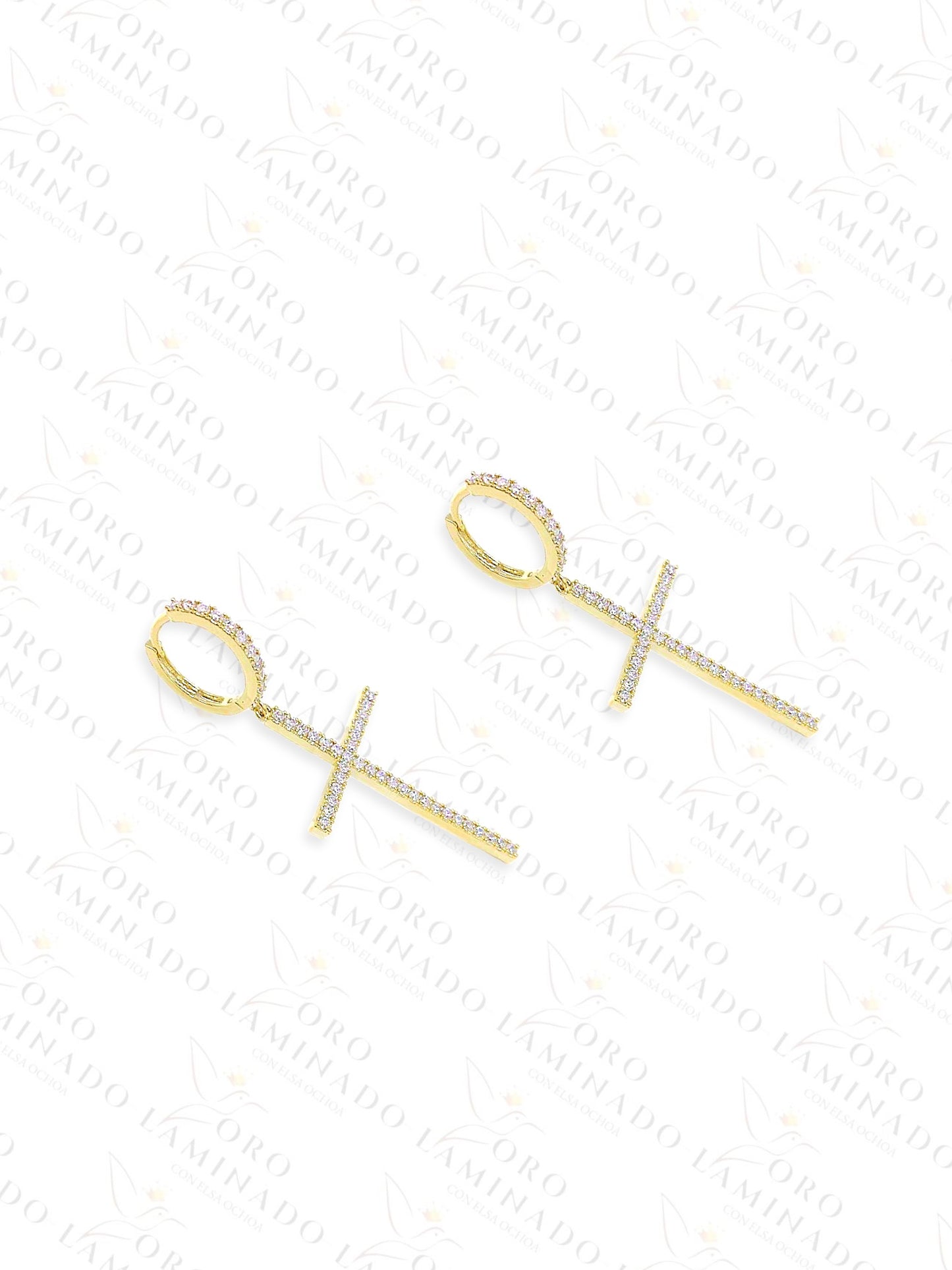 High Quality Cross Earrings C476