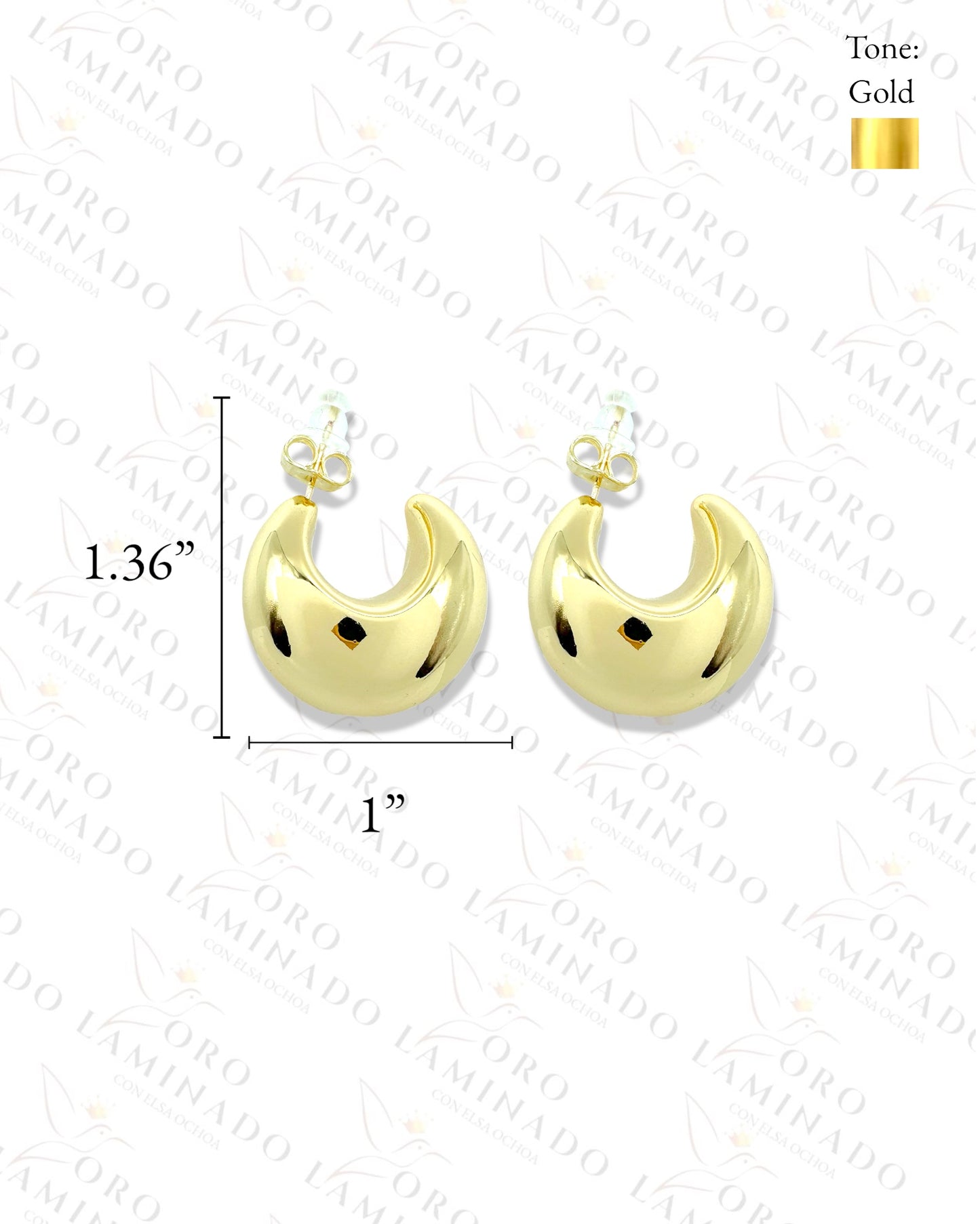 High Quality Chunky Basket Earrings G191