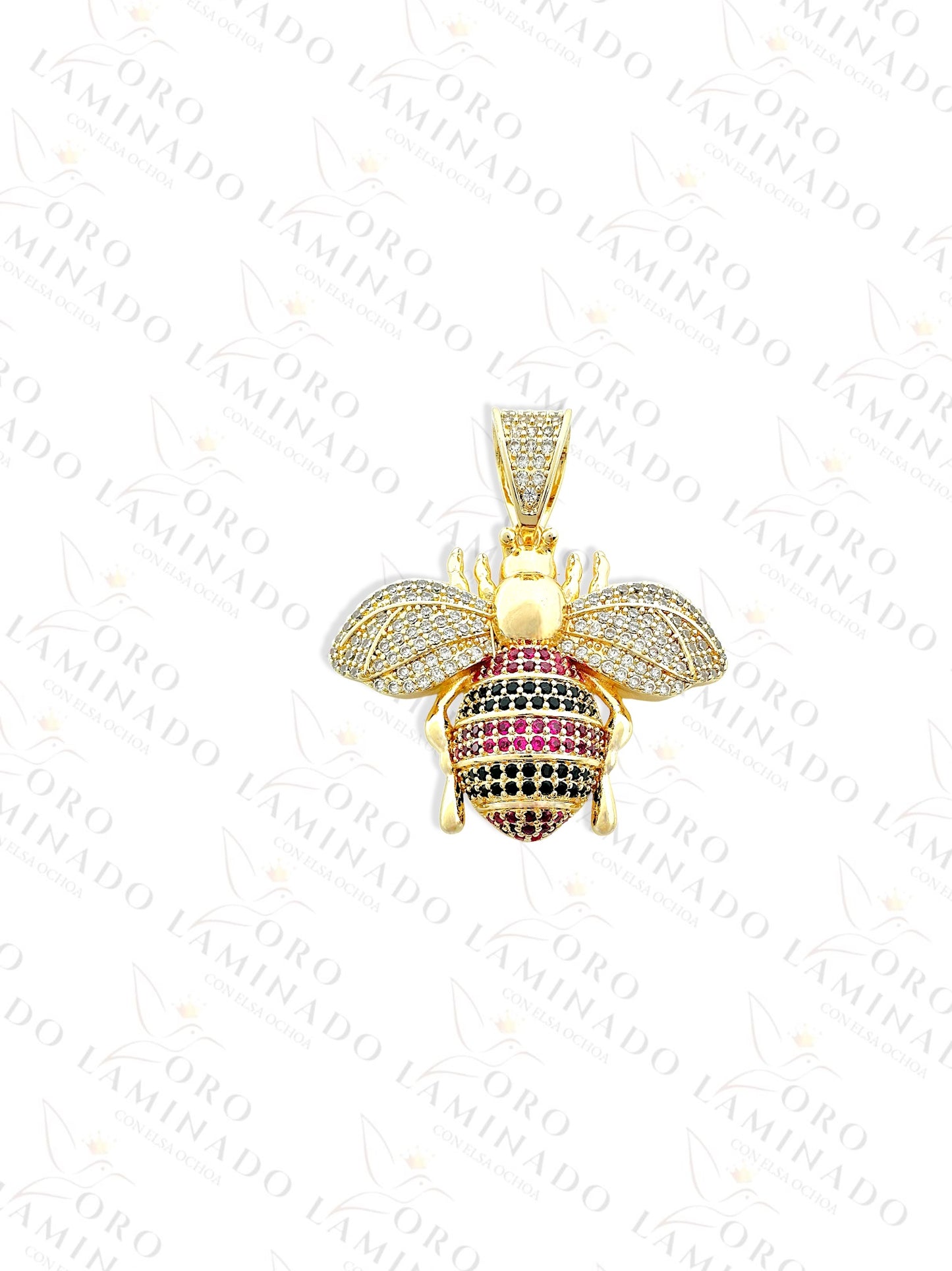 Pink Bee Pendant Y137