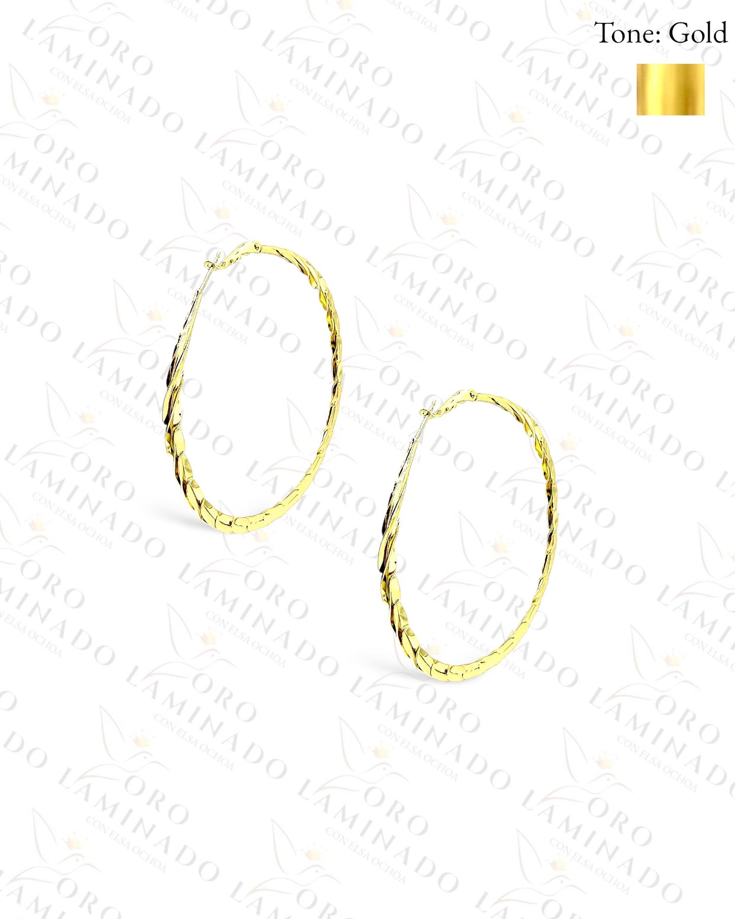 High Quality Gold Hoop Earrings (Gold Filled) Y212