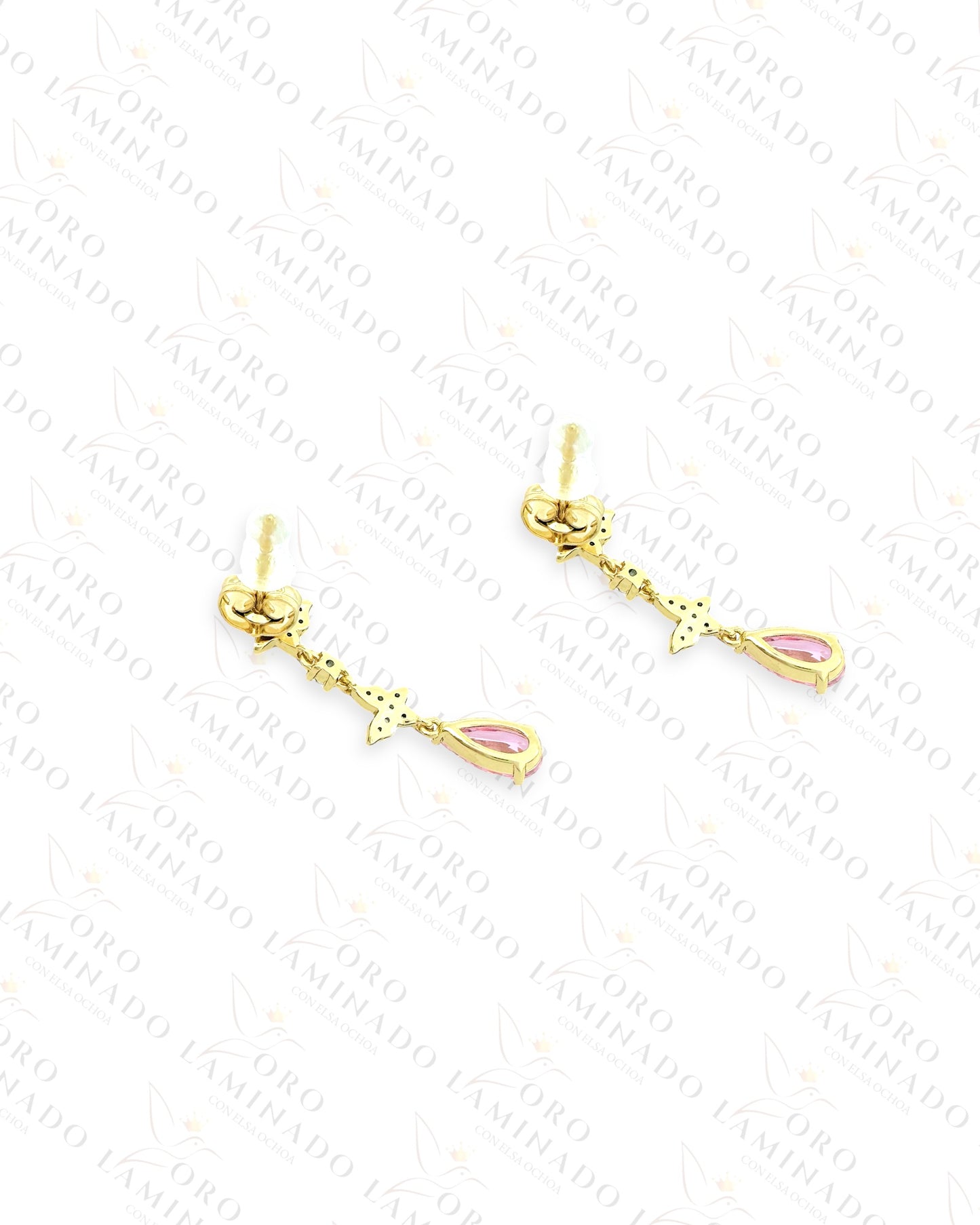 High Quality Pink Butterfly Earrings B60