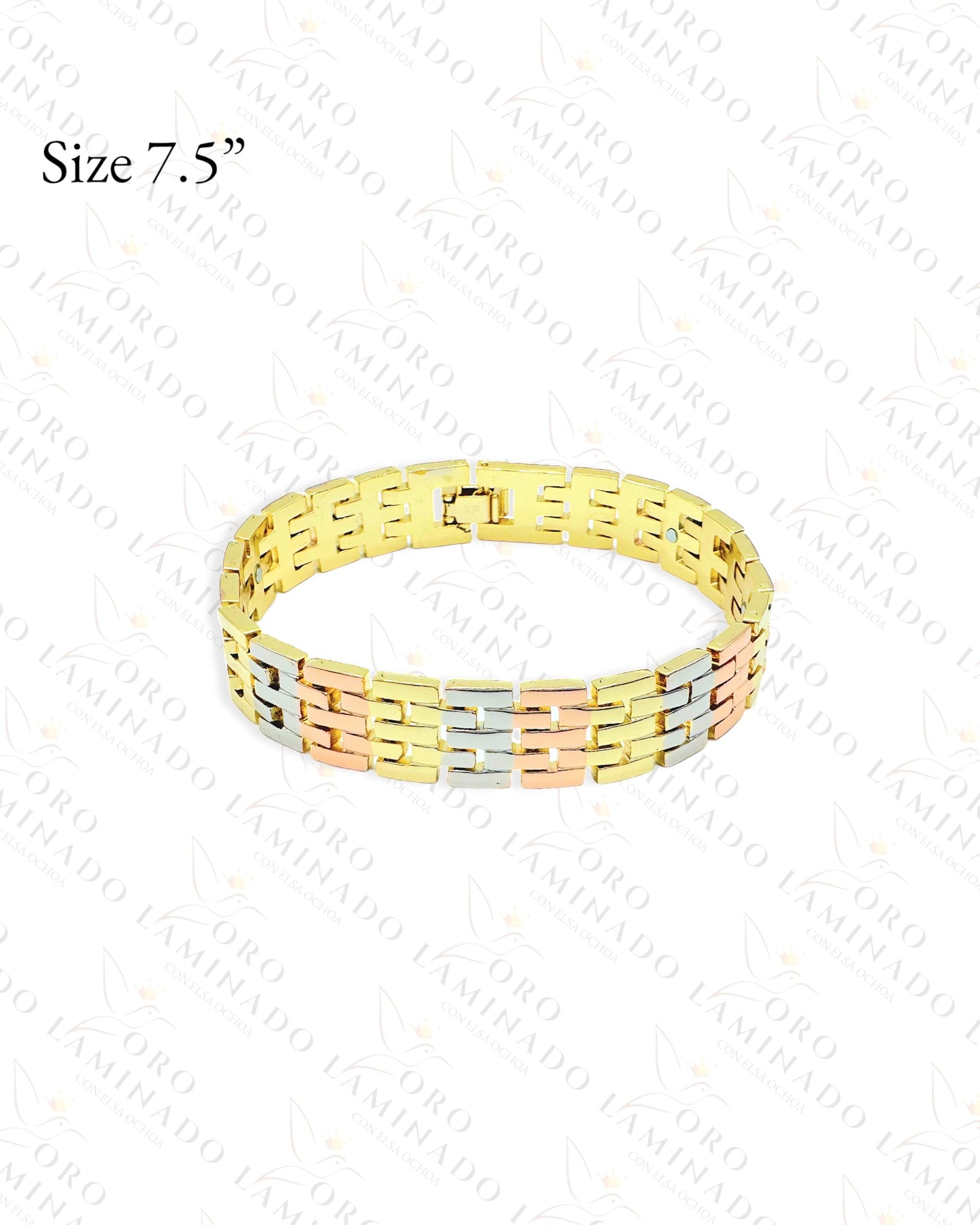 High Quality Three Tones Chain Design Bracelet C448