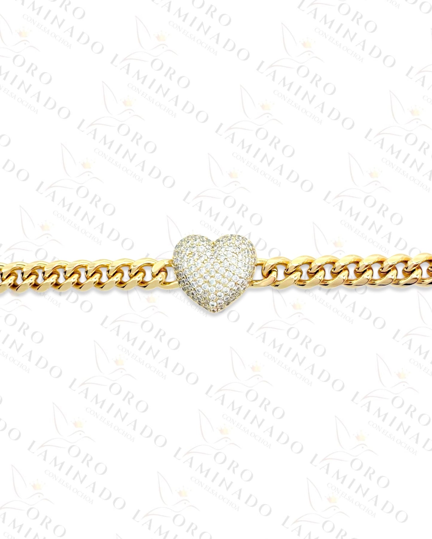 High Quality Diamond Heart Set (Gold Filled) C243