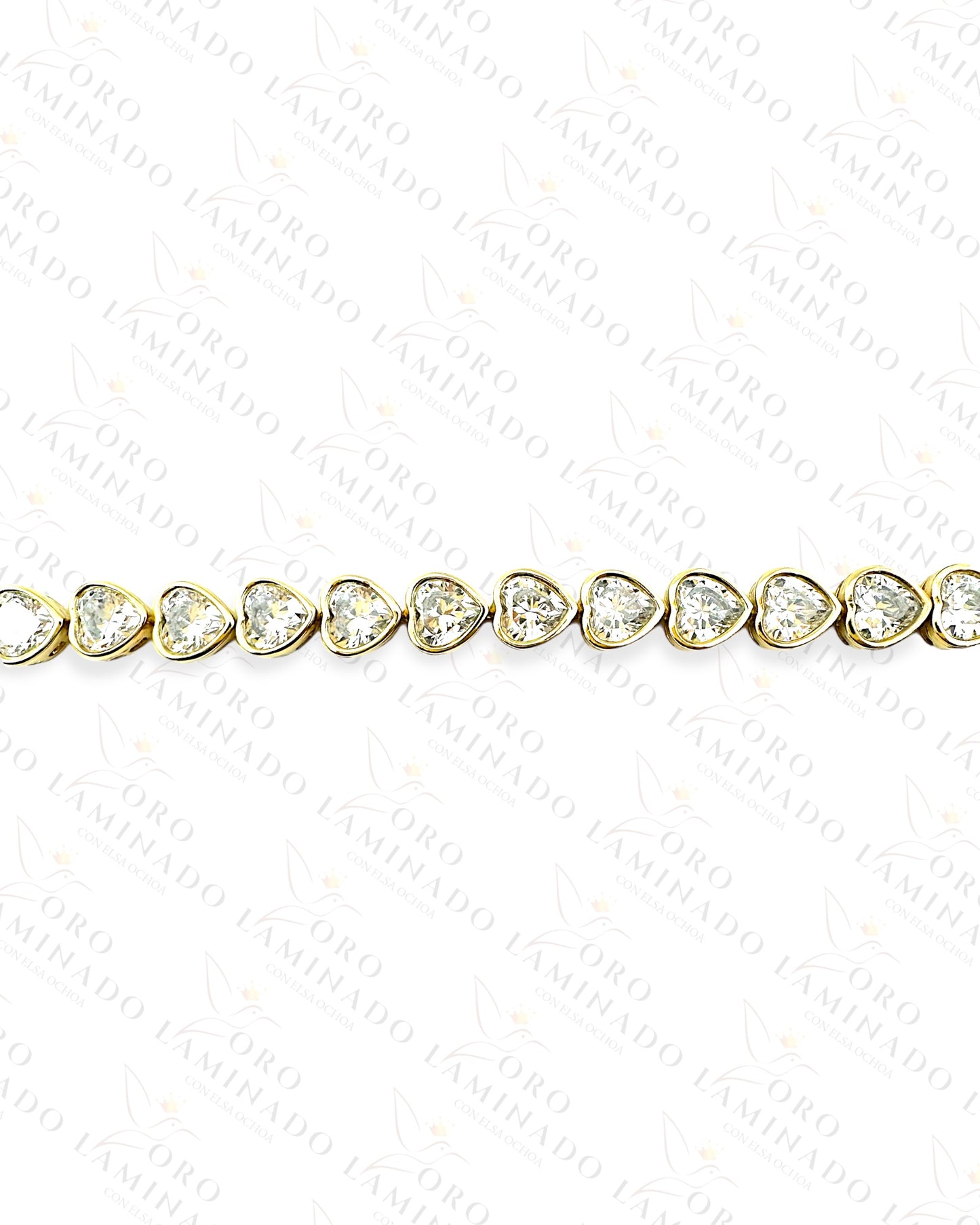 High Quality Clear Hearts Bracelet C269