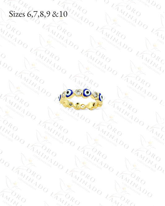 Blue Evil Eye Ring B313